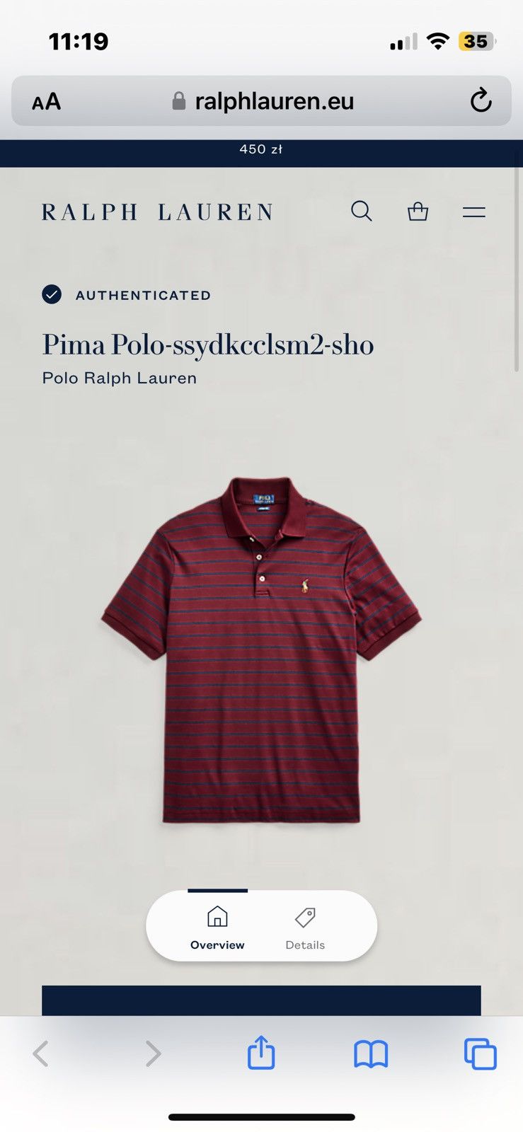 Polo Ralph Lauren × Ralph Lauren Polo Ralph Lauren pima tee striped t-shirt multicolor pony Size US XL / EU 56 / 4 - 2 Thumbnail