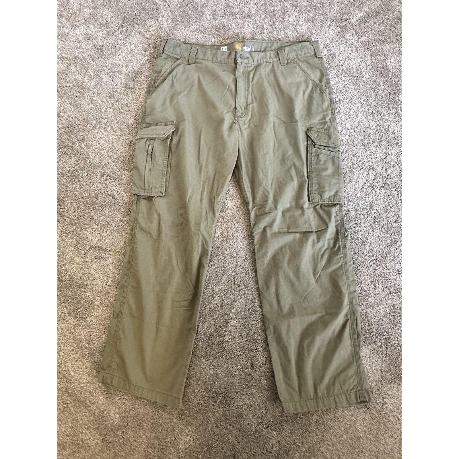 Carhartt Carhartt Force Ripstop Cargo Pants Mens 42x32 Green Size US 42 / EU 58 - 1 Thumbnail