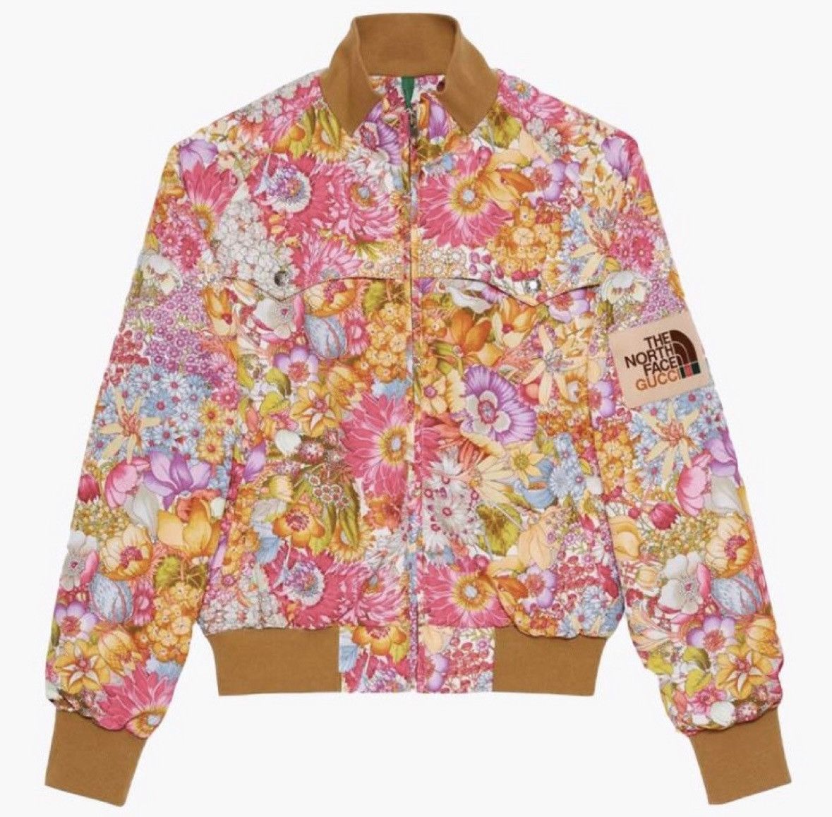 Gucci × The North Face Gucci x The North Face Floral Bomber Jacket Size US XS / EU 42 / 0 - 1 Thumbnail