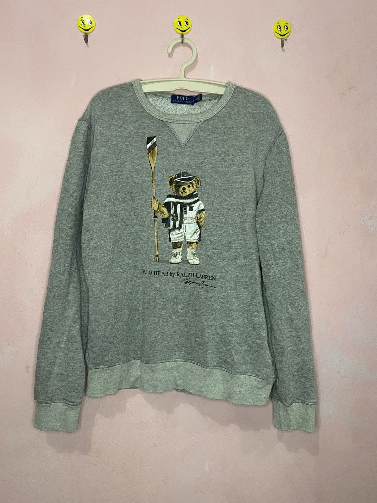 Polo Ralph Lauren Vintage polo bear by ralph lauren distressed sweatshirt Size US M / EU 48-50 / 2 - 2 Thumbnail