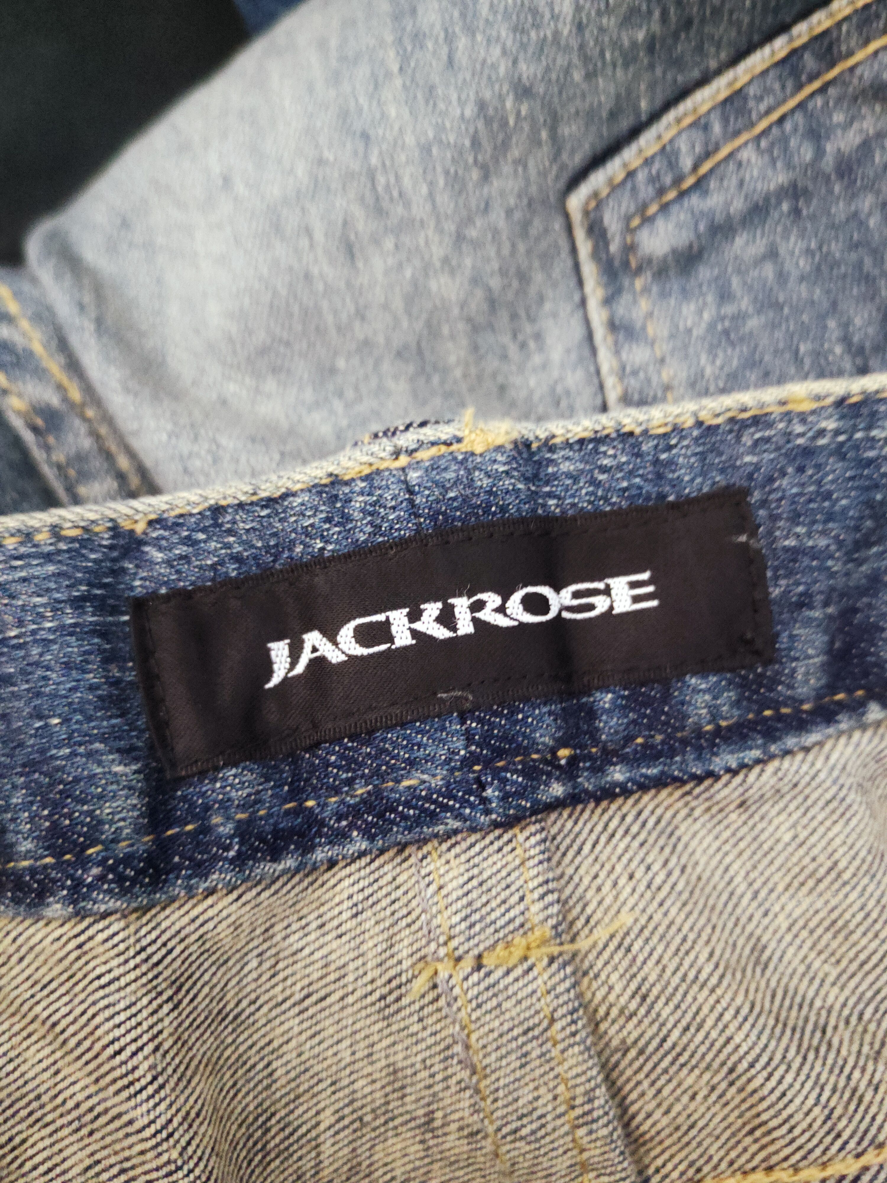 JACKROSE Jack Rose Blue Distressed Ripped Jeans #W191 Size 27" / US 4 / IT 40 - 17 Thumbnail