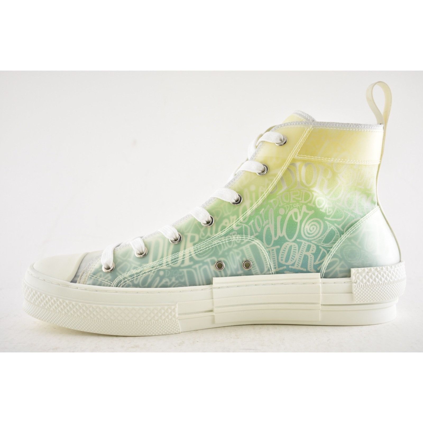 Dior Dior Mens B23 Shawn Stussy Multicolor Logo High Top Sneaker Size US 11 / EU 44 - 12 Thumbnail