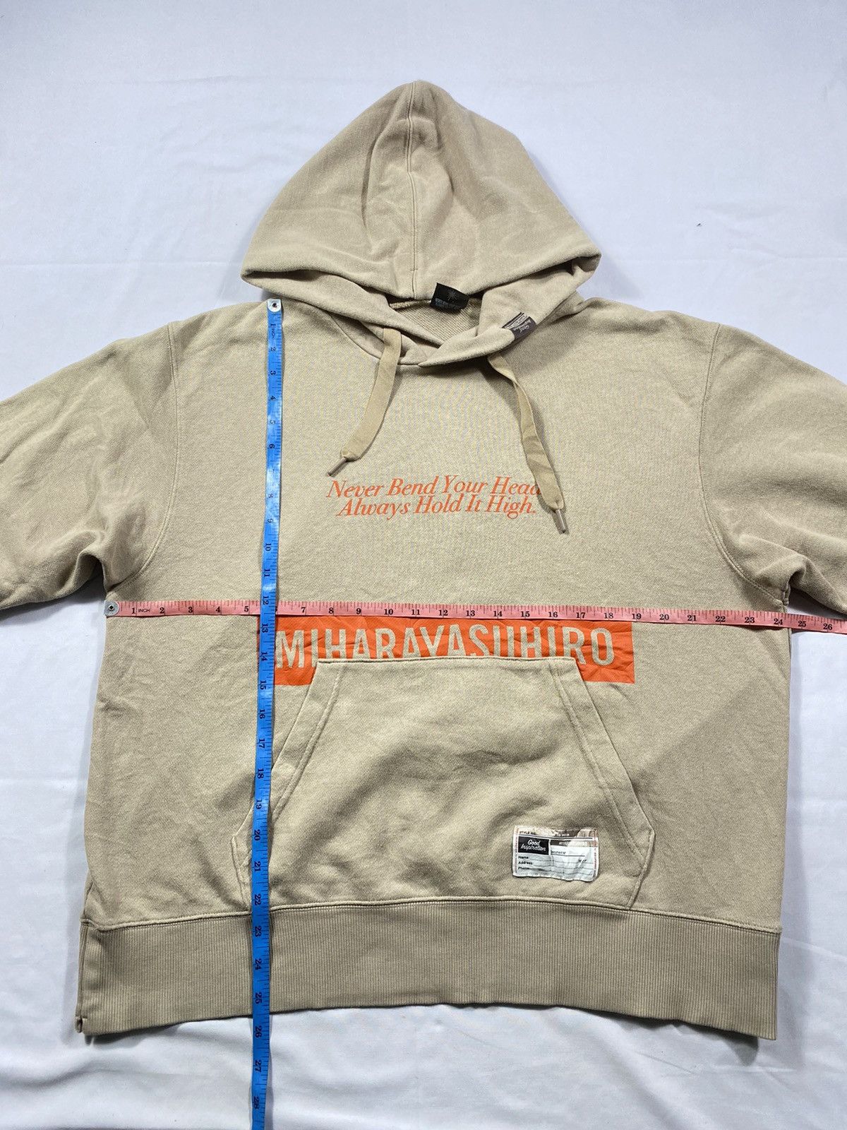 20471120 Maison Mihara Yasuhiro Good Inspiration Hoodie Size US XL / EU 56 / 4 - 9 Thumbnail