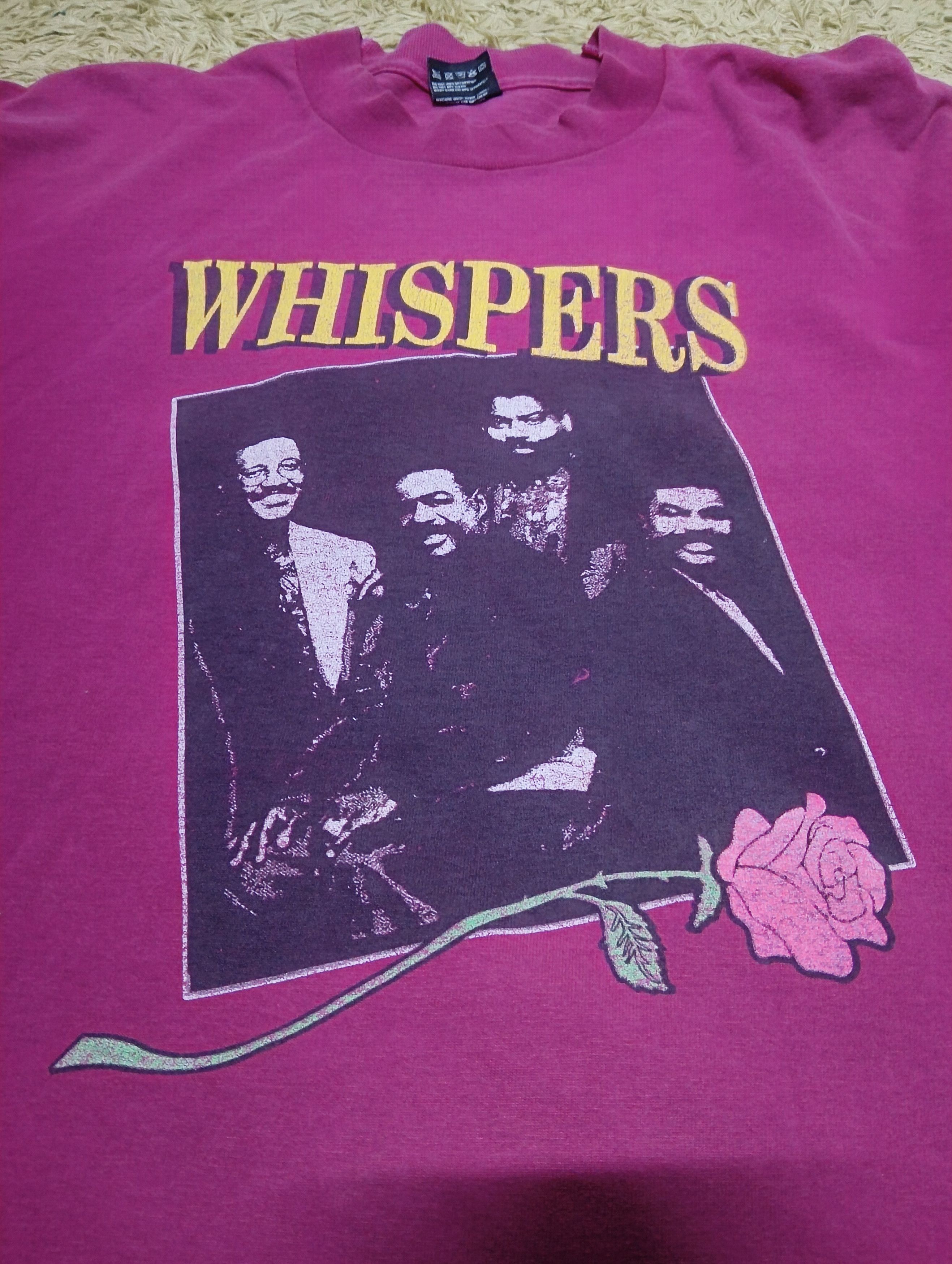 Band Tees × Vintage vintage the whispers band tees Size US L / EU 52-54 / 3 - 3 Thumbnail