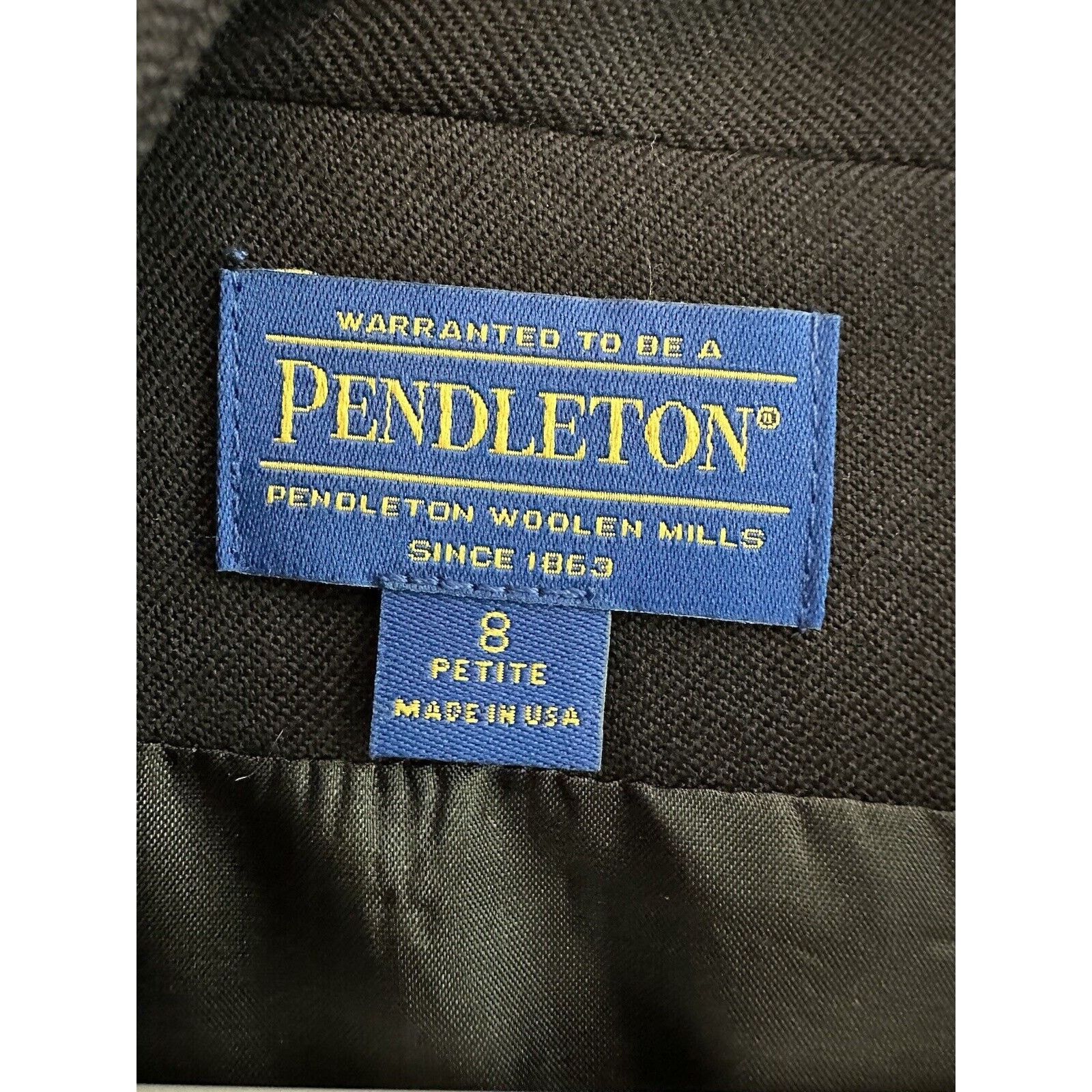 Pendleton Pendleton Wool Black Sheath Dress Women’s 8 Petite NWT Size M / US 6-8 / IT 42-44 - 3 Thumbnail