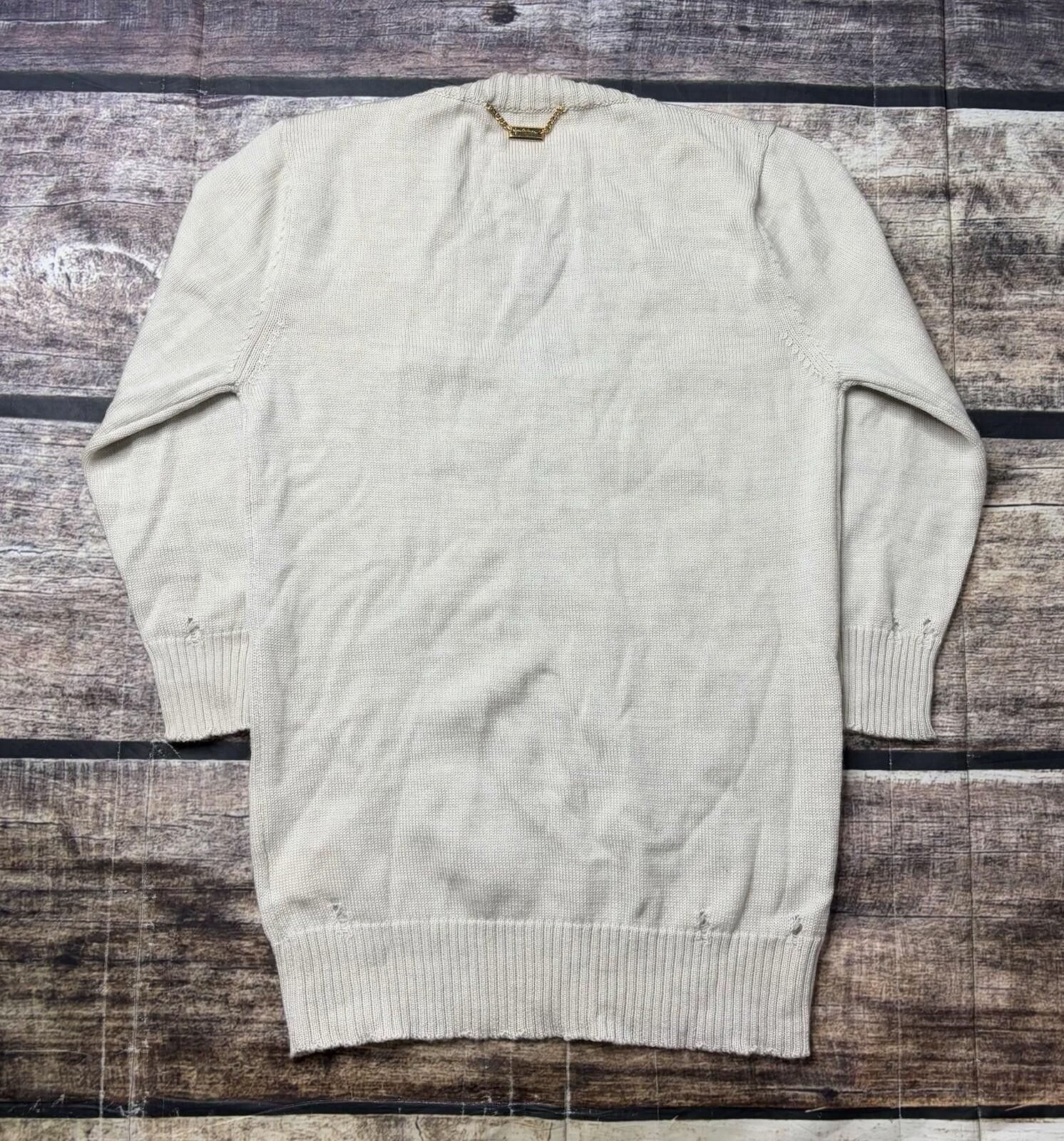 Pierre Balmain Pierre Balmain Sweater Women 30 M 100% Wool Distressed Italy Size M / US 6-8 / IT 42-44 - 3 Thumbnail