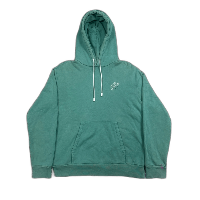 Louis Vuitton Teal Hoodie Sweatshirt