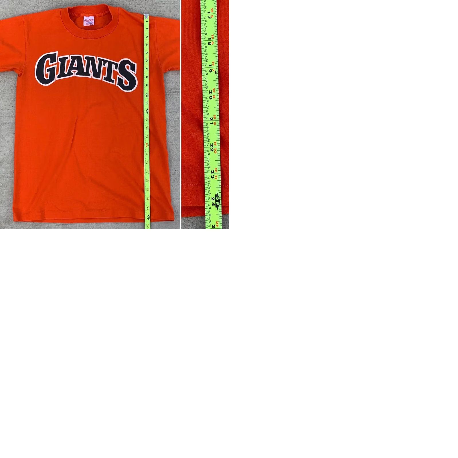 Vintage VINTAGE Rawlings Giants T Shirt San Francisco Adults M Orange Cotton Blend Crew Neck Short Sleeve Graphic Print Made In USA Mens Size US M / EU 48-50 / 2 - 9 Thumbnail