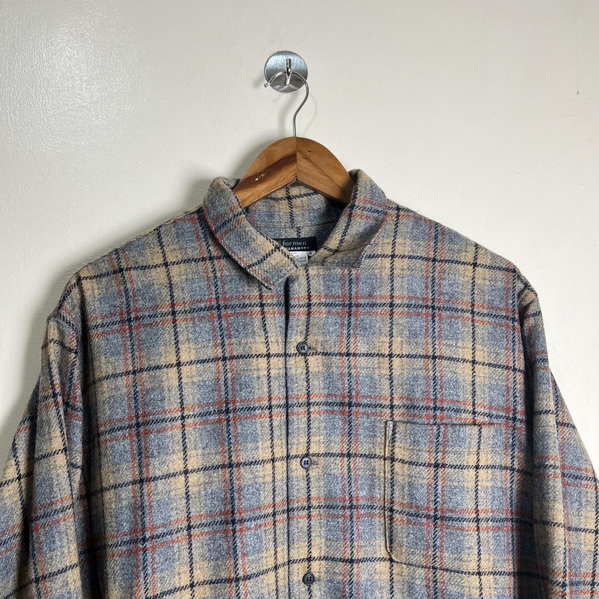 Y's for Men Y's For Men by Yohji Yamamoto Lane Wool Long Sleeve Shirt Size US S / EU 44-46 / 1 - 2 Thumbnail