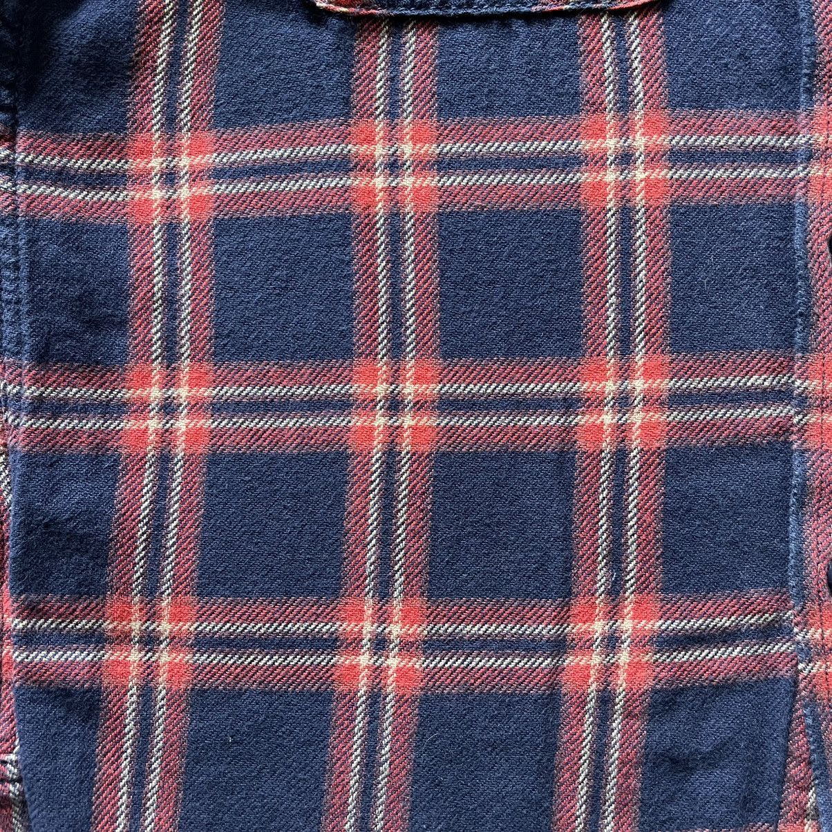 Japanese Brand Momotaro Japan medium-weight flannel shirt blue size 38 Size US S / EU 44-46 / 1 - 7 Thumbnail
