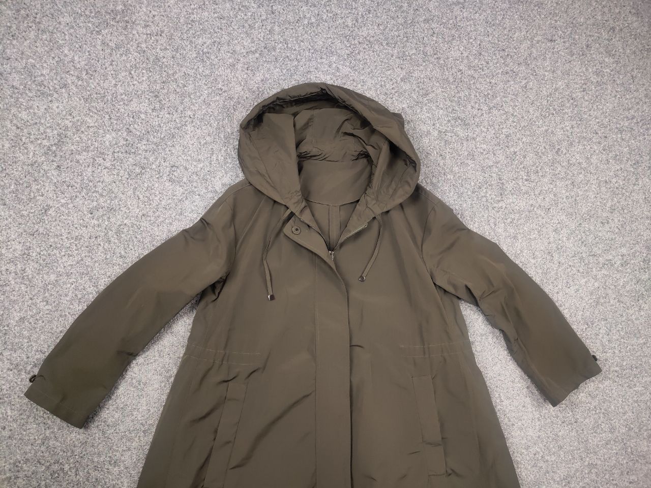 Max Mara 'S Max Mara Italy Design long khaki raincoat hooded Jacket Size M / US 6-8 / IT 42-44 - 7 Thumbnail