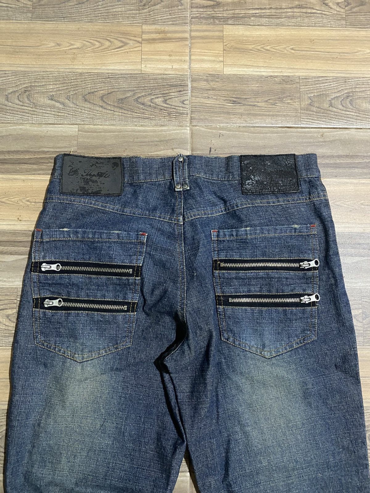 Japanese Brand × Vintage VINTAGE IN THE ATTIC DOUBLE ZIPPER POCKET JEANS Size US 30 / EU 46 - 7 Thumbnail
