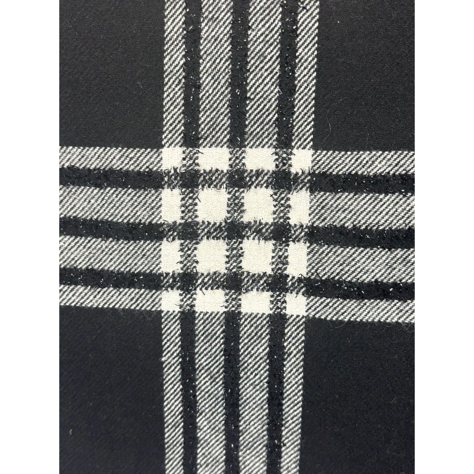 Talbots TALBOTS Pencil Skirt Black White Check 12P Petites Lined Knee Length Women Skirt 12P Petite Mens? Size 34" / US 12 / IT 48 - 3 Thumbnail