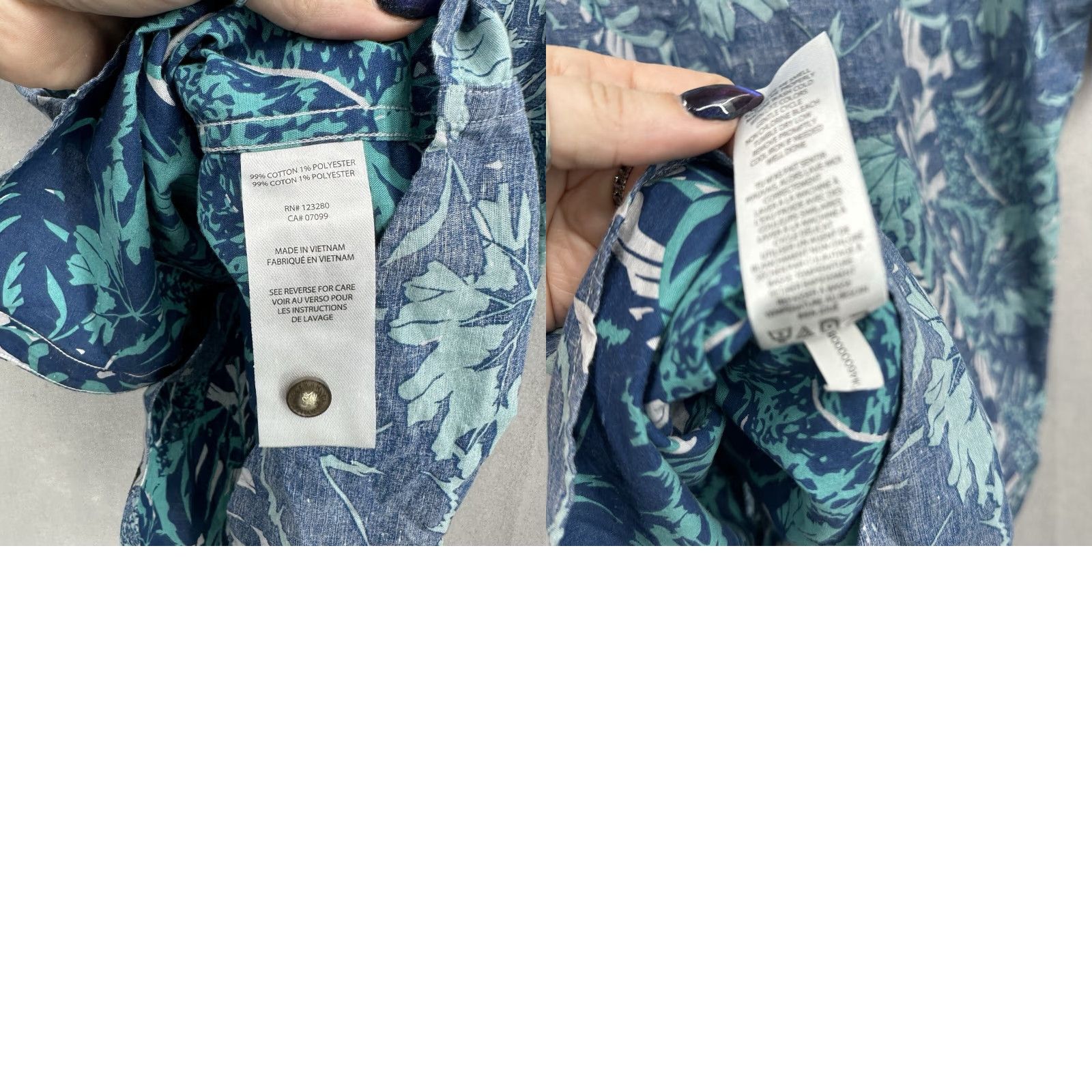 TravisMathew Travis Mathew Shirt Mens Large Blue Short Sleeve Hawaiian Floral Reverse Weave Shirt Mens Large Blue Hawaiian Floral Print Button-Up 90s Theme Mens Size US L / EU 52-54 / 3 - 9 Thumbnail