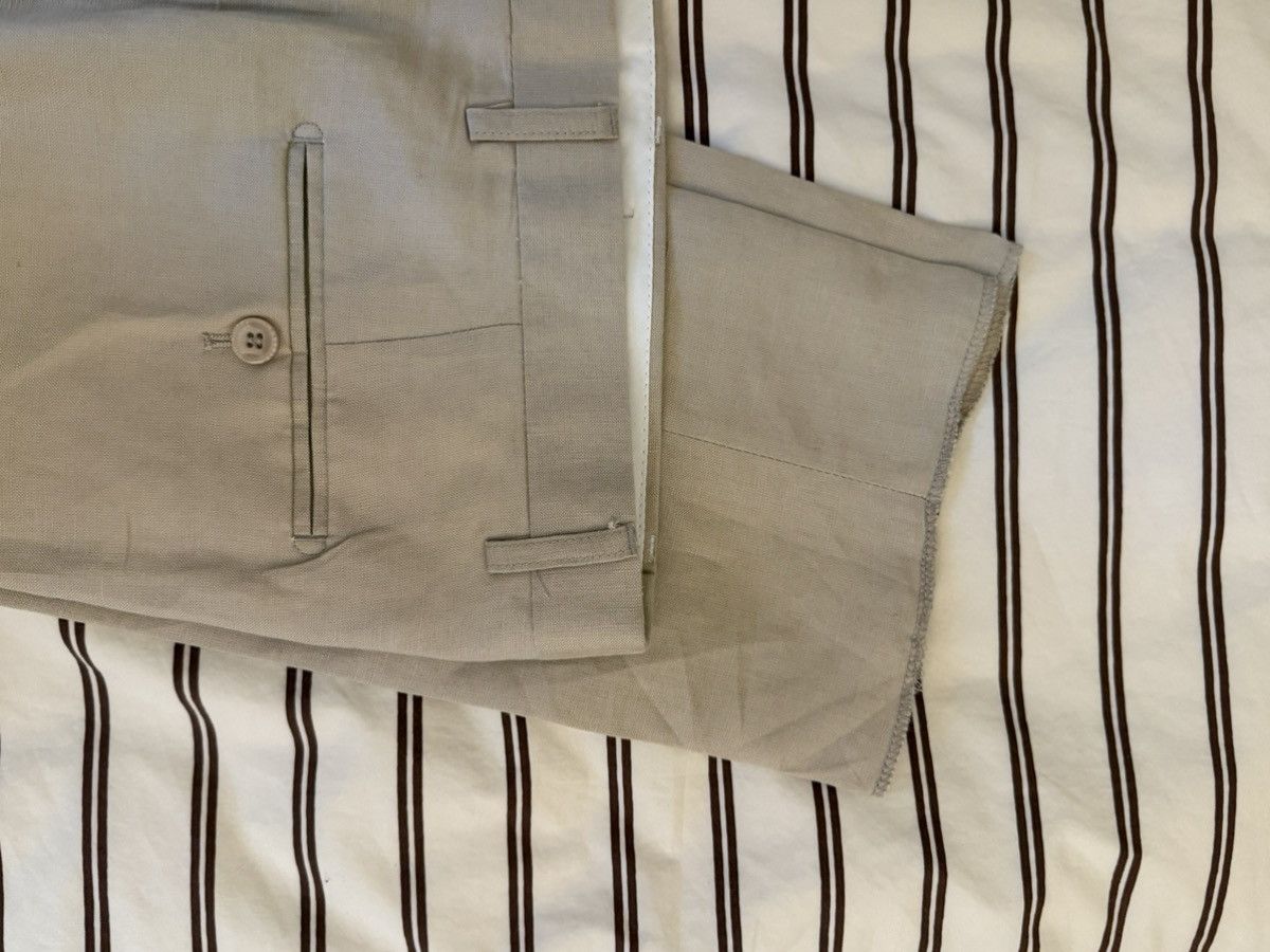 Other Italian beige linen suit fits like 46/48 Size 50R - 8 Thumbnail