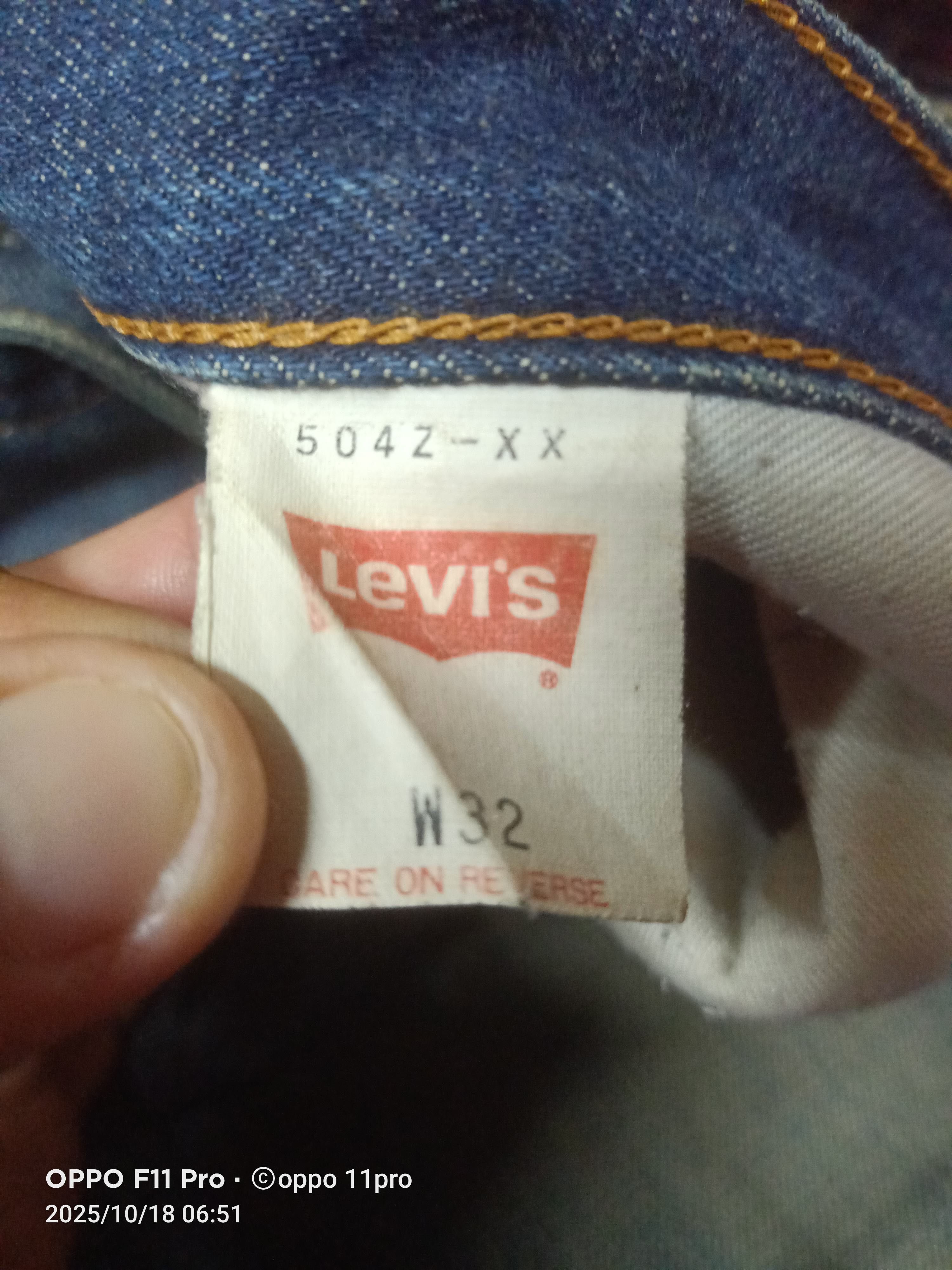 Levi's Vintage Clothing Levis Vintage 504 Z Red Selvedge Distressdenim Size US 32 / EU 48 - 13 Thumbnail