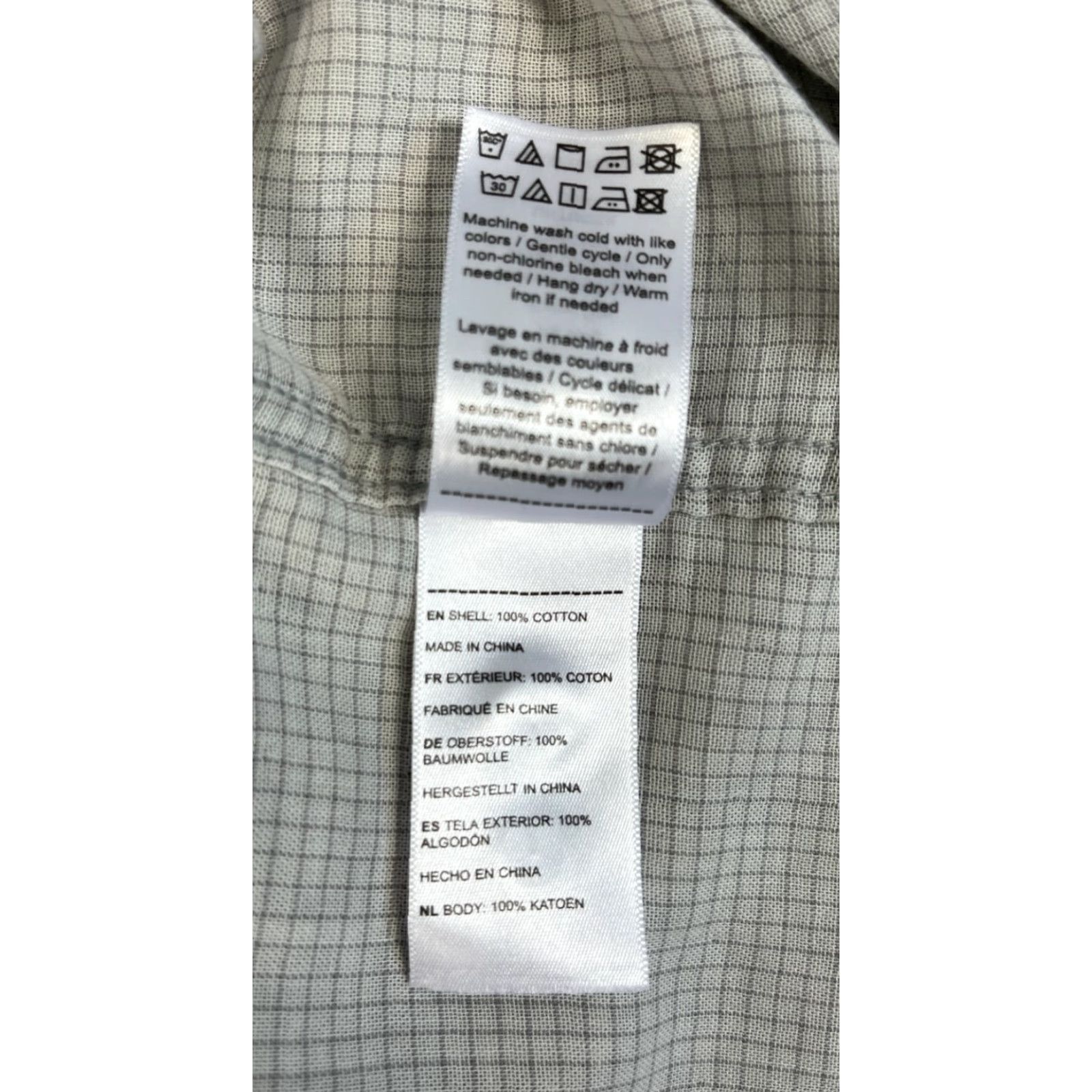 UNTUCKit UNTUCKit Valadige Button-Up Shirt Regular Fit 2XL Gray Cotton Men's Shirt Size US XXL / EU 58 / 5 - 5 Thumbnail