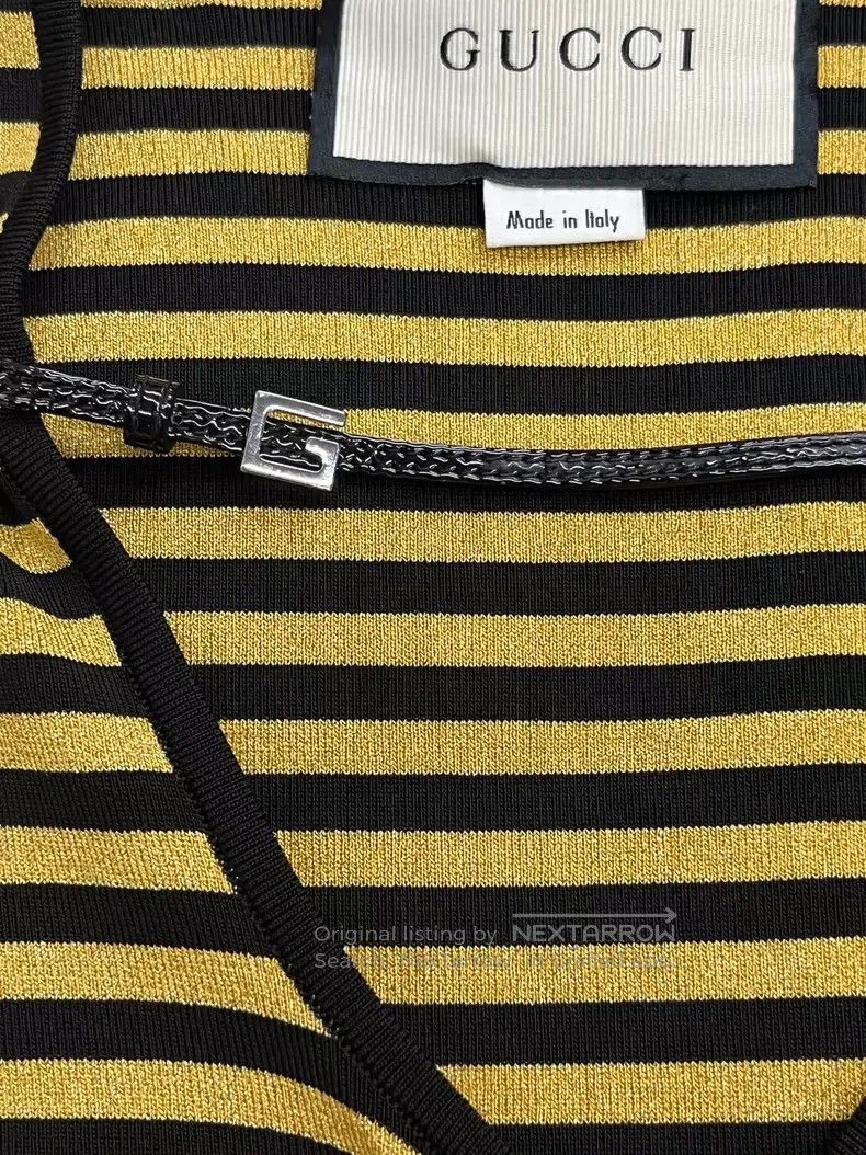 Gucci Gucci Striped V-neck sweater Size XS / US 0-2 / IT 36-38 - 3 Thumbnail