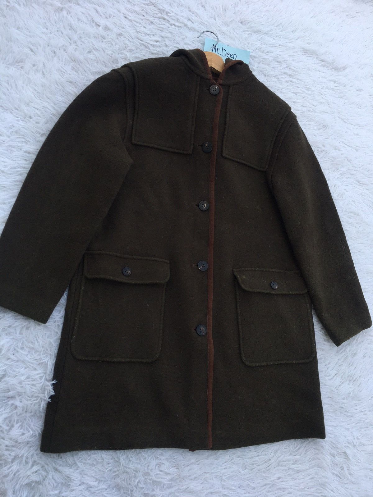 Issey Miyake Rare Vintage Mademoiselle NON NON Wool Long Coat Size US M / EU 48-50 / 2 - 2 Thumbnail