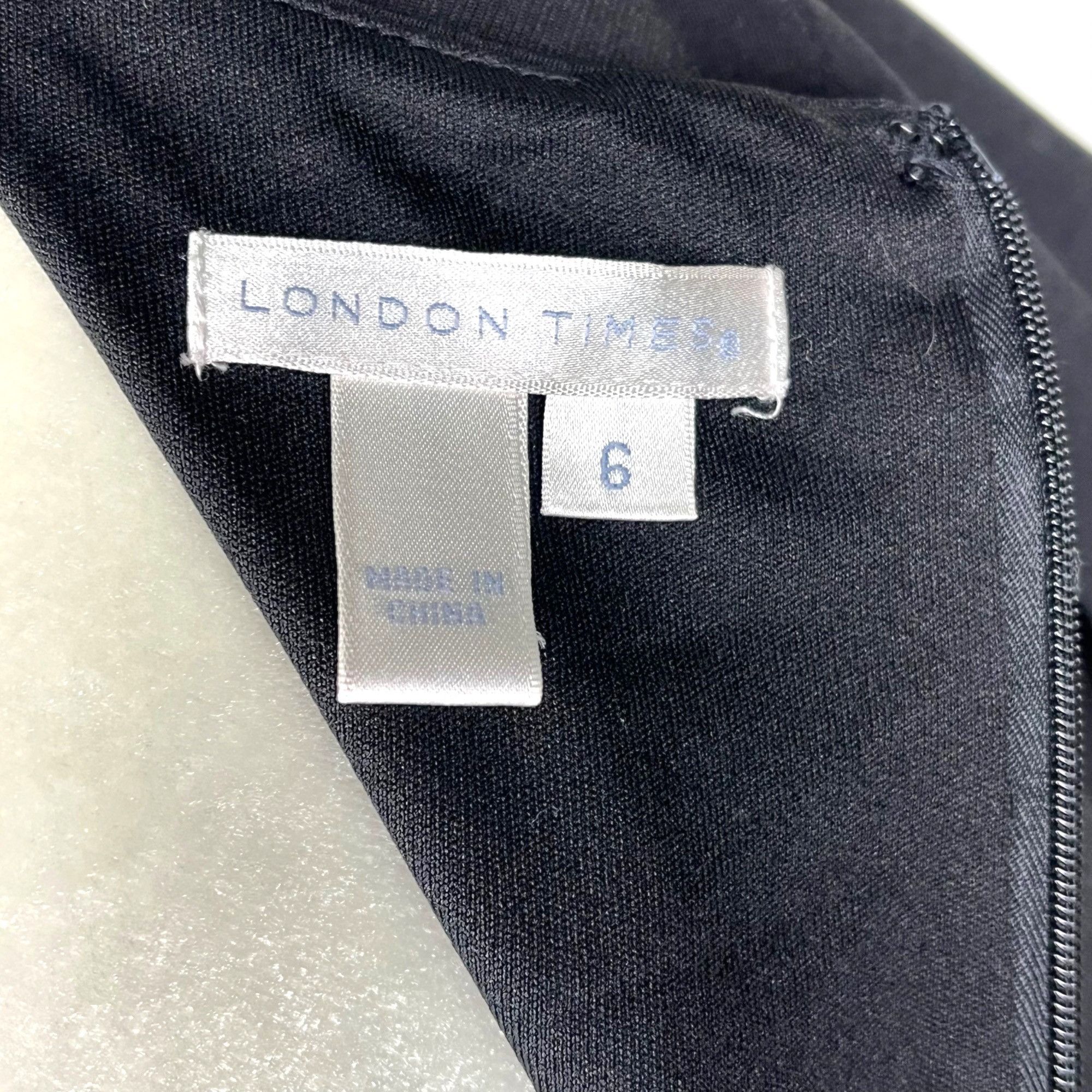 Other London Times Women's Short-Sleeve Layered Tiered Cocktail Dr Size M / US 6-8 / IT 42-44 - 6 Thumbnail