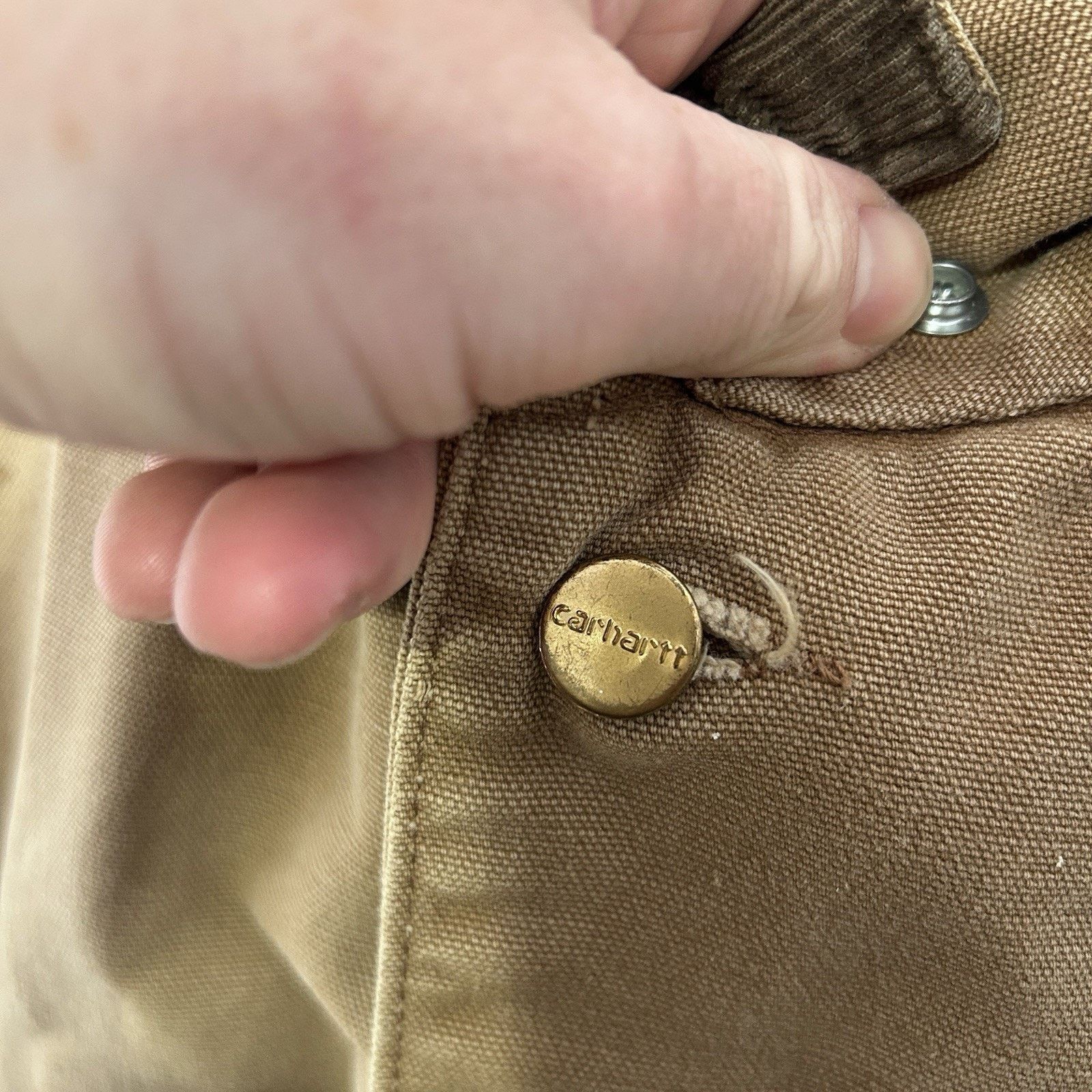 Carhartt Vintage 1970s Carhartt Blanket-Lined Chore Coat “Tan” Size US M / EU 48-50 / 2 - 11 Thumbnail