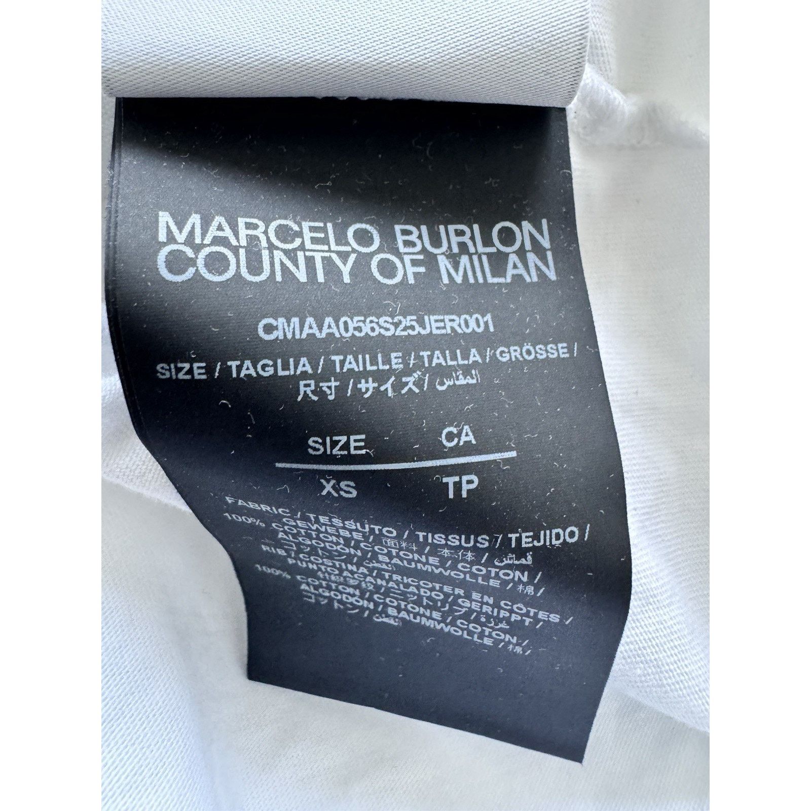 Marcelo Burlon Marcelo Burlon County of Milan Graphic Tee shirt XS Size US XS / EU 42 / 0 - 6 Thumbnail