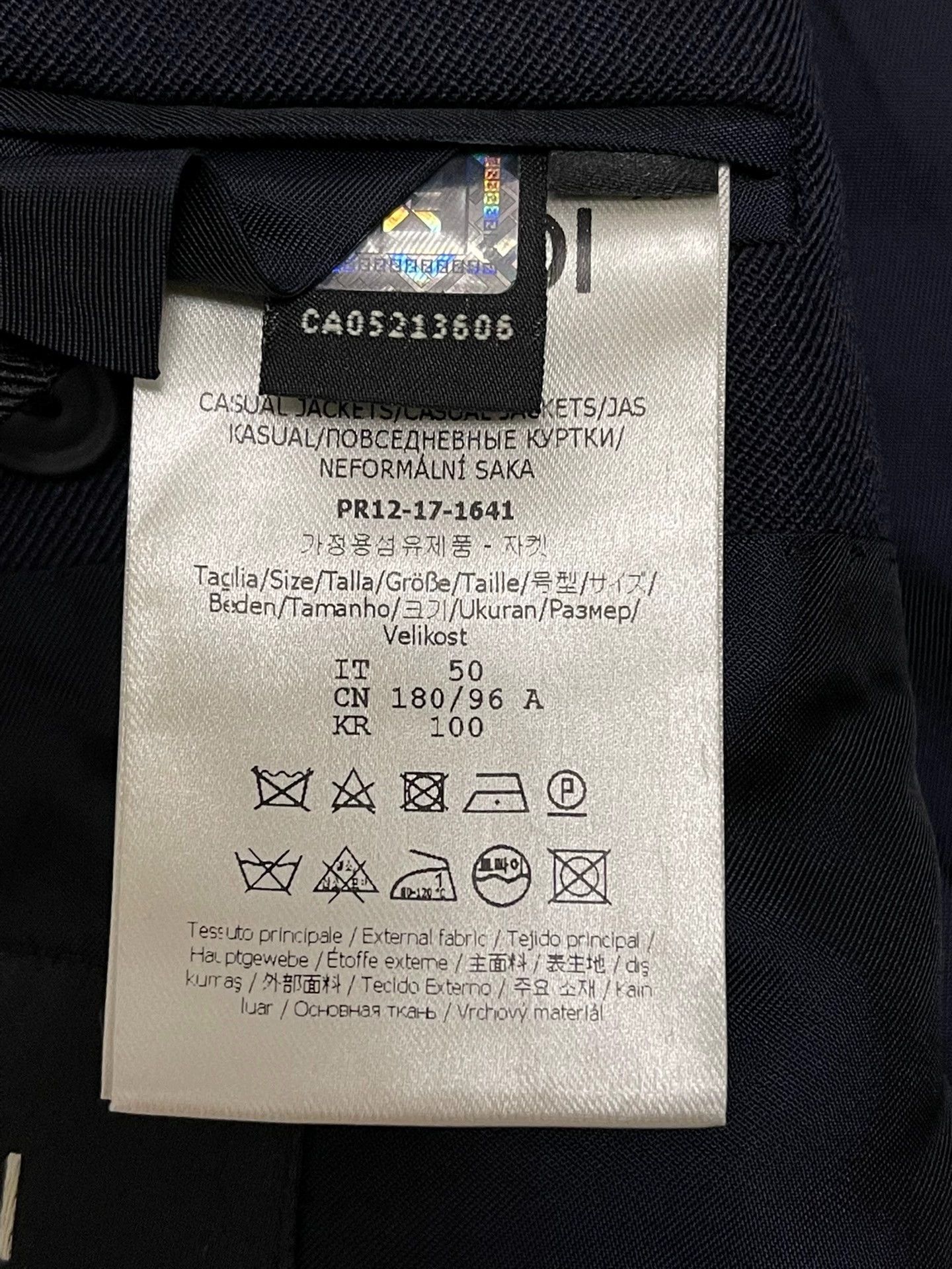 Fendi Fendi Runway Silhouette Suit Blue 50 Men's Size 50R - 5 Thumbnail