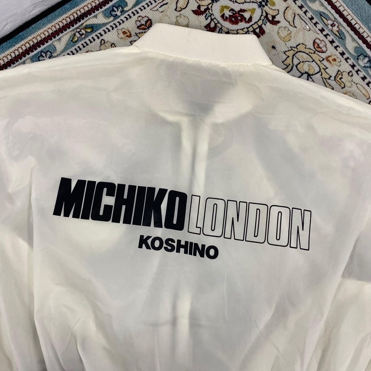 Japanese Brand × Michiko Koshino × Michiko Koshino London Michiko London Koshino x Jouetie Tokyo Bombers Croped Jacket Size US M / EU 48-50 / 2 - 3 Thumbnail