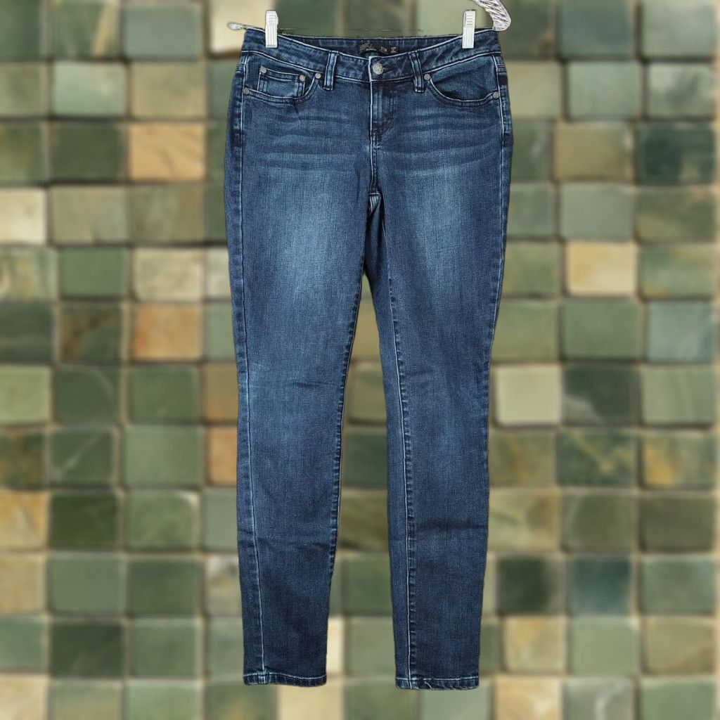 Prana PRANA Jeans Skinny Women Dark Wash Size 2 Adult Regular 29" x 30" Blue Womens Size 26" / US 2 / IT 38 - 1 Thumbnail