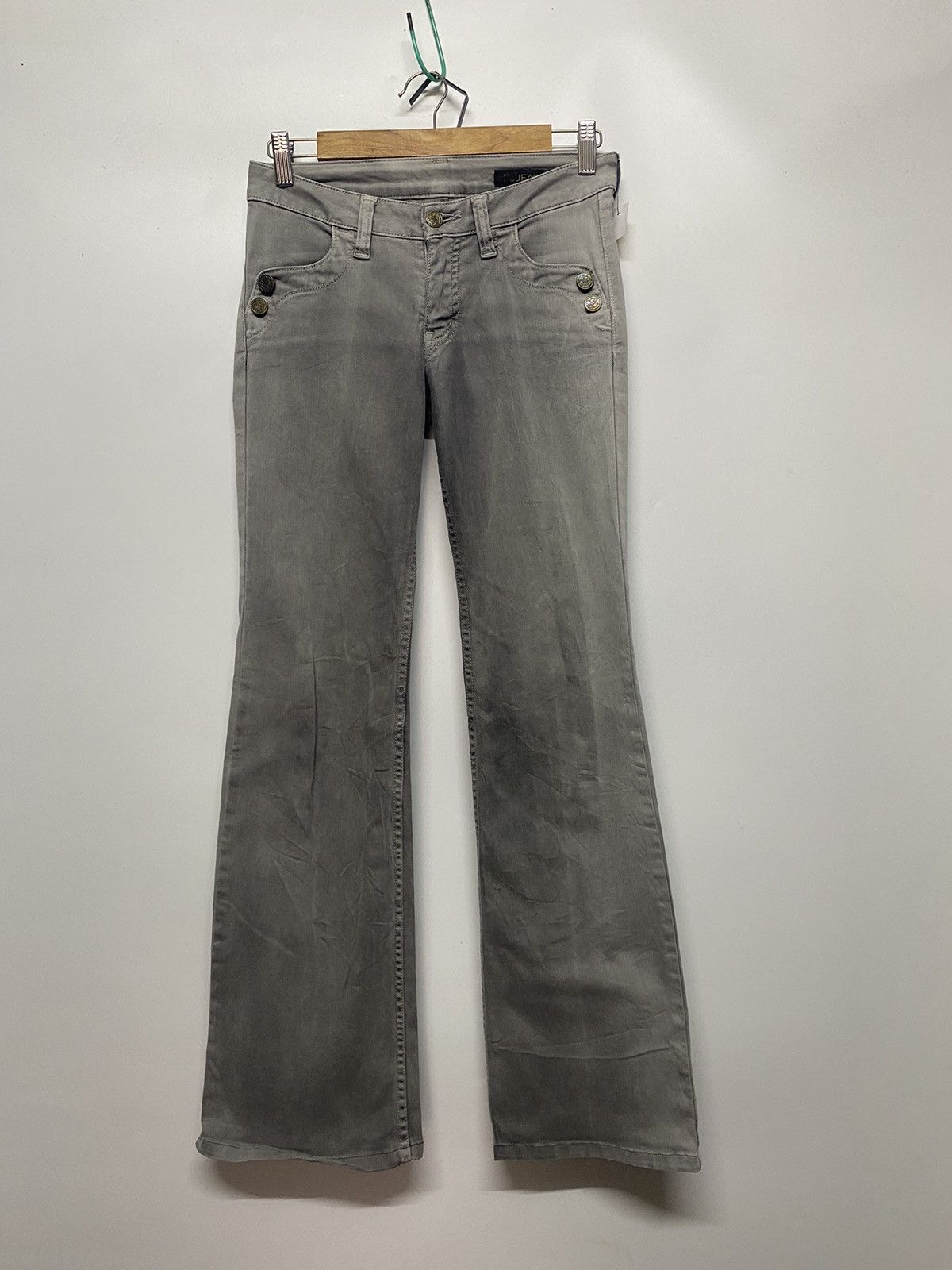 Designer × Japanese Brand RU JEANS FLARED BOOTCUT STRECTH DENIM PANT Size 28" / US 6 / IT 42 - 1 Thumbnail
