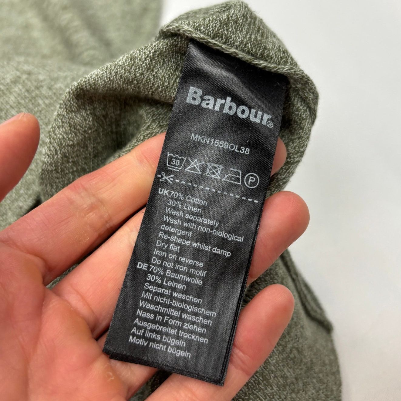 Barbour Barbour Buston Knit Cotton Linen Polo Shirt XL Quiet Luxury Size US XL / EU 56 / 4 - 8 Thumbnail