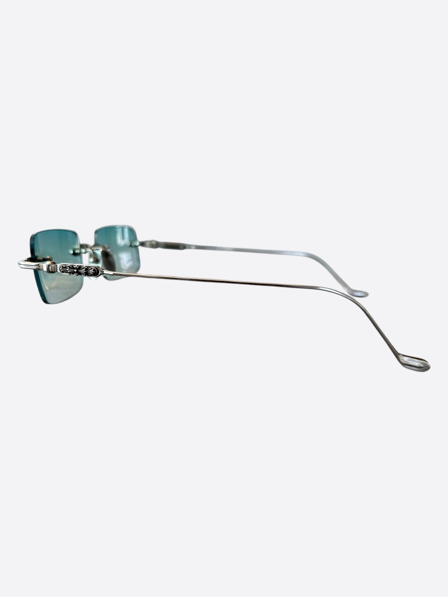 Chrome Hearts Chrome Hearts Silver Soffffffffers Tinted Glasses Size ONE SIZE - 4 Thumbnail