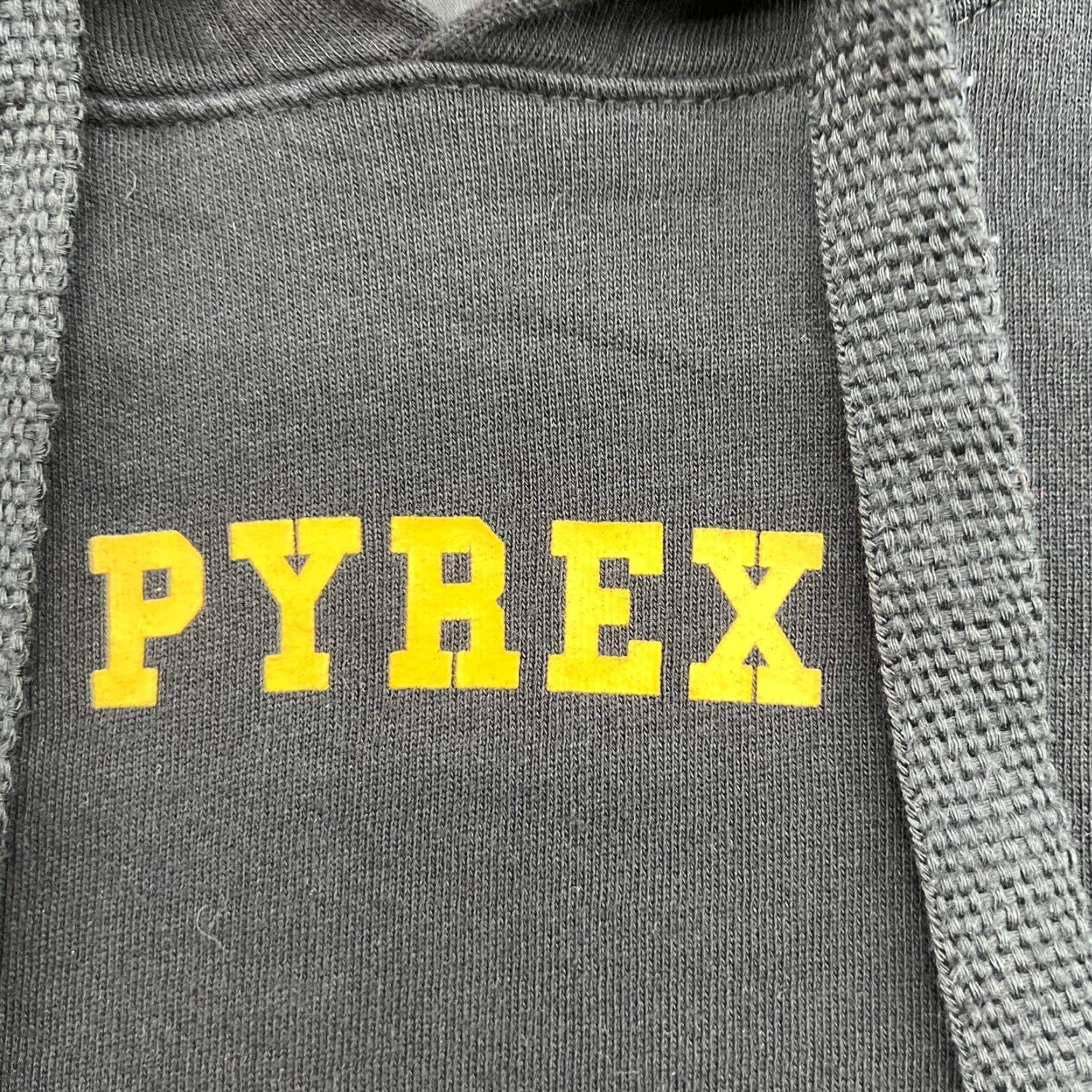 Vintage PYREX Vision Black Dope Hoodie Medium Mens Hooded Pullover Sportswear Canvas Knit Warm Vintage: No Size US M / EU 48-50 / 2 - 5 Thumbnail