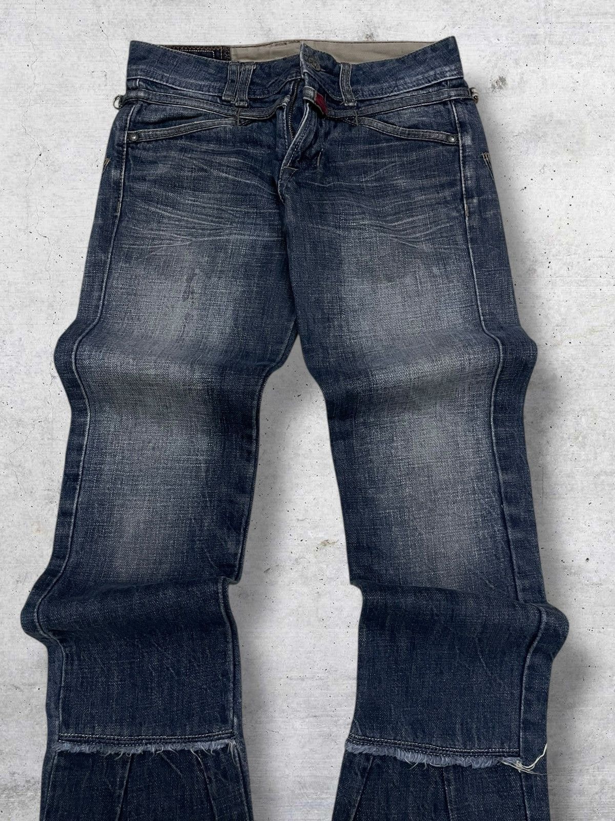 Marithe + Francois Girbaud VINTAGE MARITHE FRANCOIS GIRBAUD DESIGNER 90S FLARED DENIM Size US 26 / EU 42 - 4 Thumbnail