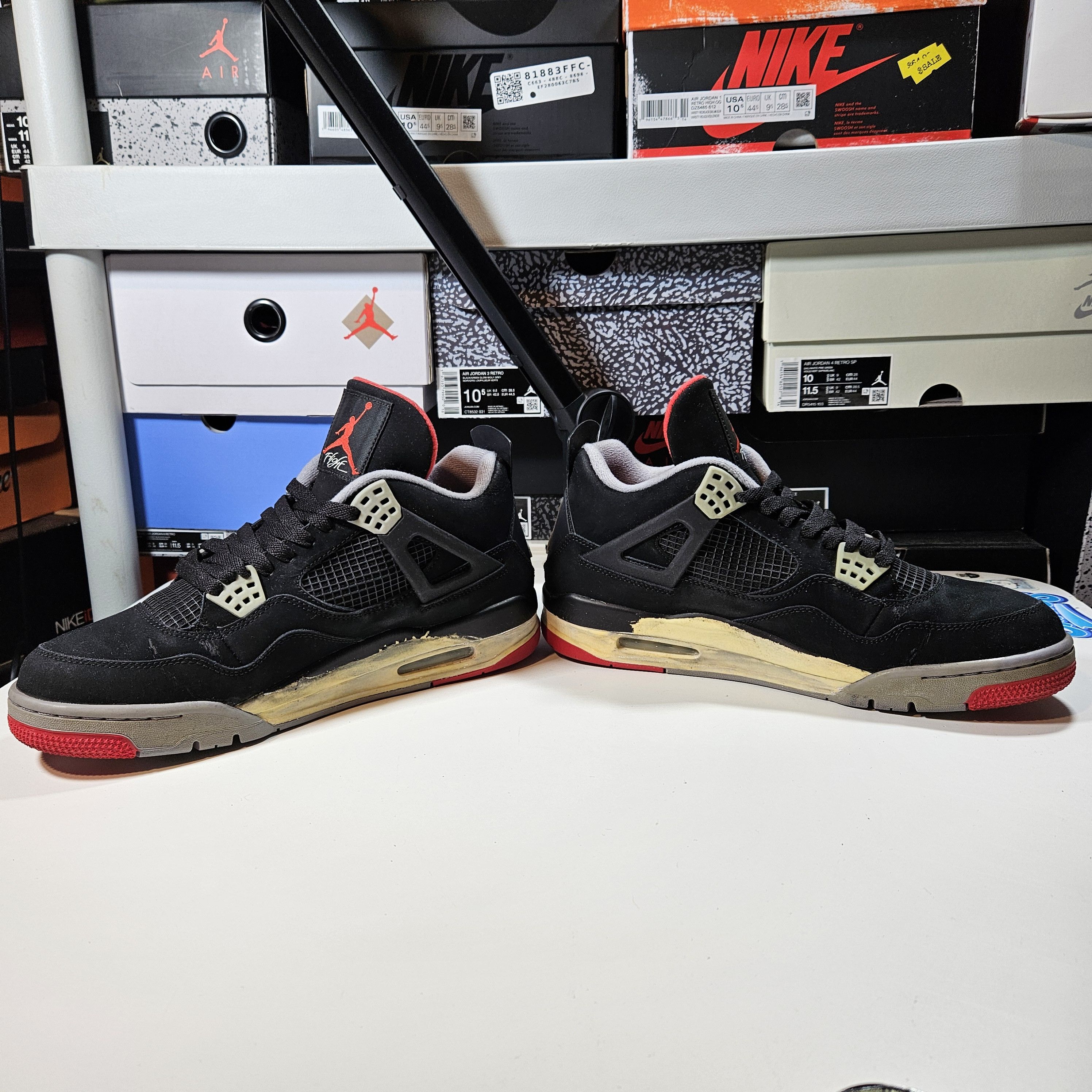 Jordan Brand Jordan 4 Retro BRED 2012 Size 11 308497089 Size US 11 / EU 44 - 5 Thumbnail