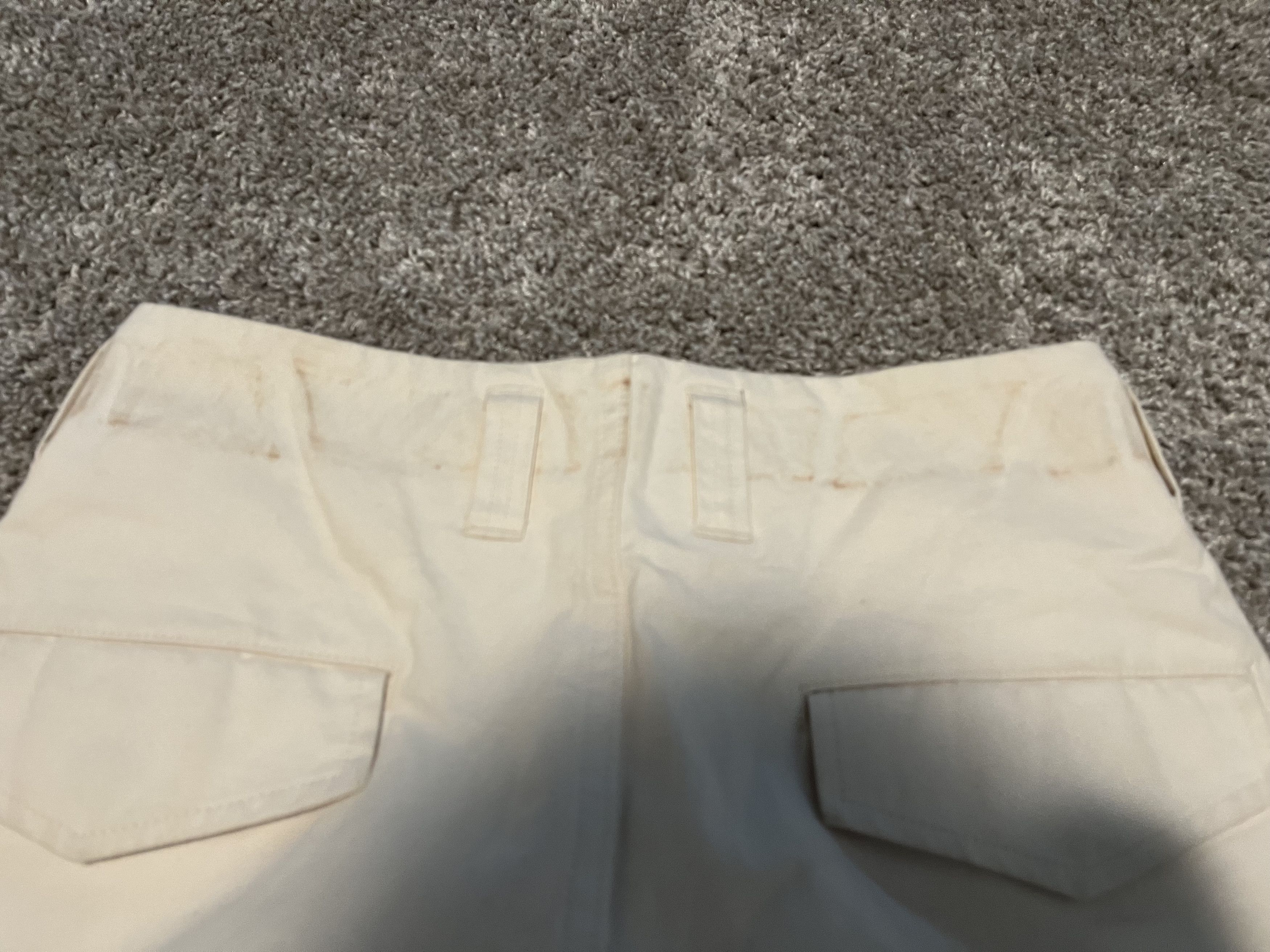 Other Amachi. Double Knee Cargo Pants Off-White (30/31 inch) Size US 30 / EU 46 - 5 Thumbnail