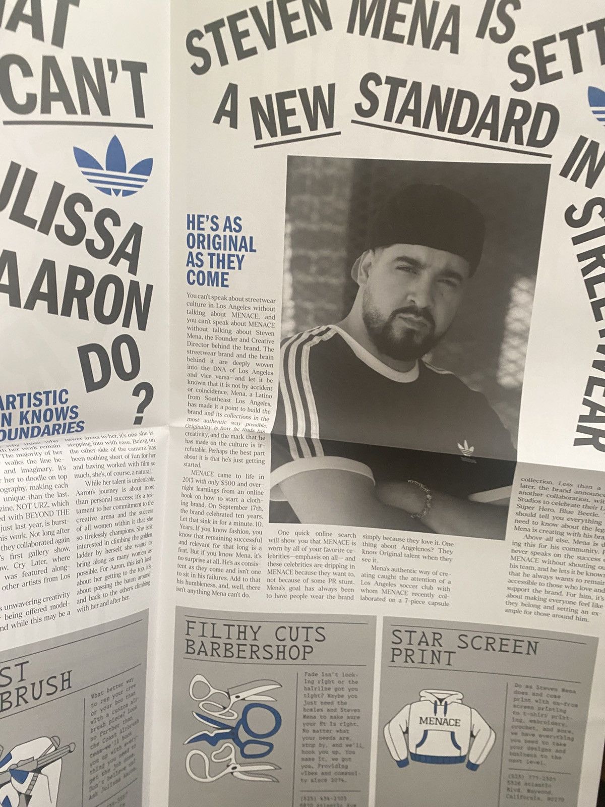 Adidas × Highsnobiety Adidas Highsnobiety LA Magazine Newspaper Size ONE SIZE - 3 Thumbnail
