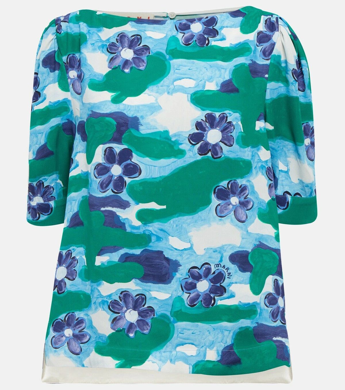 Marni o1y1125 Blouse in Multicolor Size S / US 4 / IT 40 - 1 Thumbnail