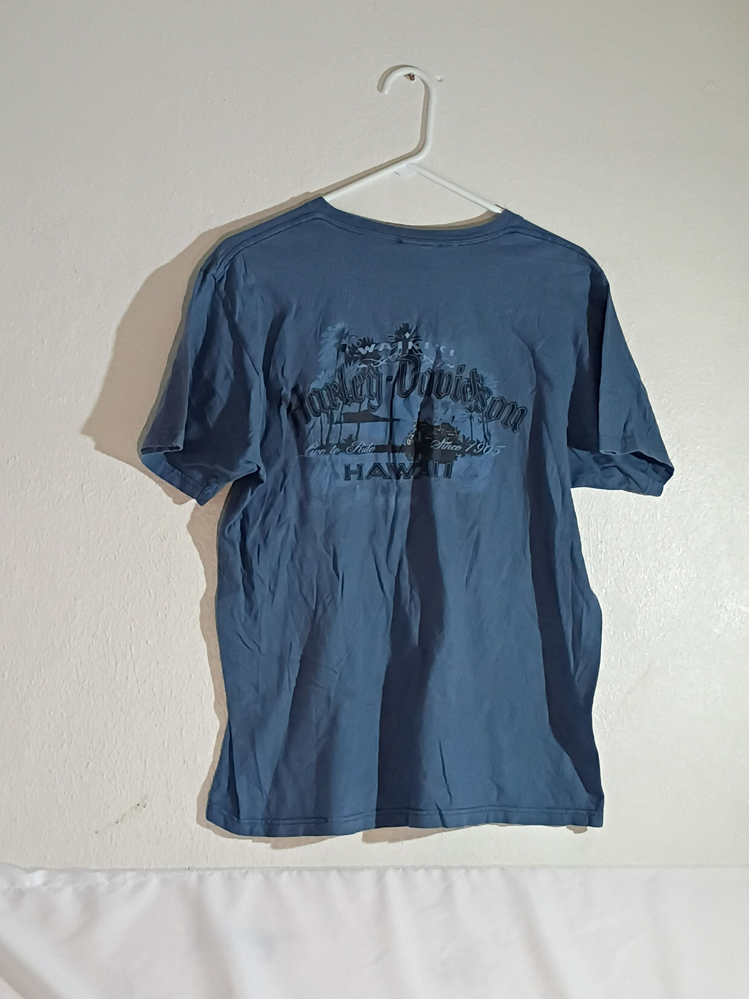 Harley Davidson Men's Vintage Harley Davidson Waikiki Hawaii Size US L / EU 52-54 / 3 - 2 Thumbnail