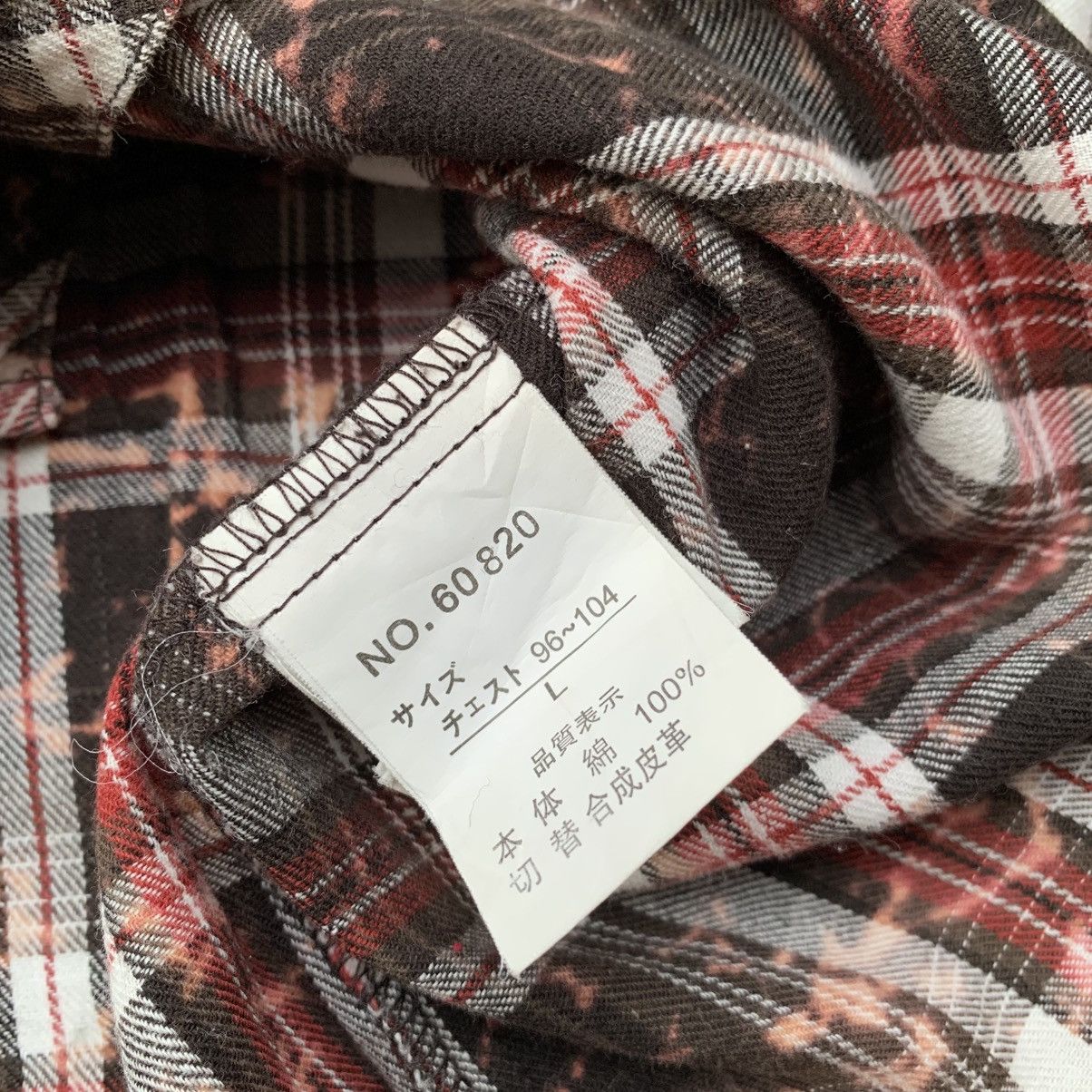 If Six Was Nine In The Attic Embroidered Flanel Shirt ifsix gothic Style Size US L / EU 52-54 / 3 - 4 Thumbnail