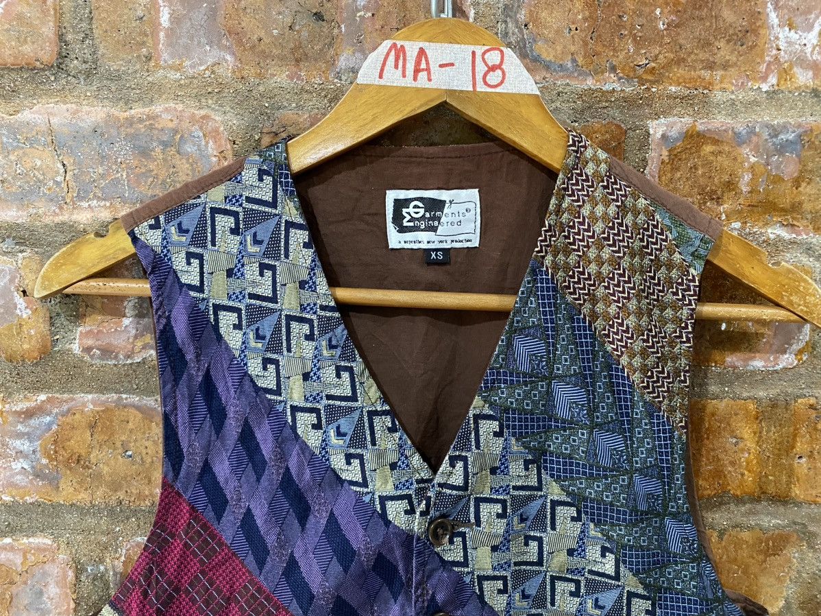 Engineered Garments 2000s Silk Native vest Size US XS / EU 42 / 0 - 3 Thumbnail