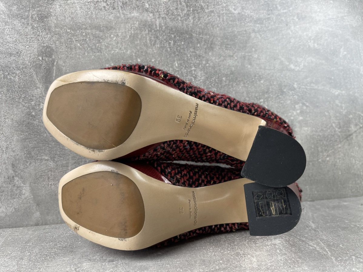 Other Massimolonardo Red Platform Heels Size US 8 / IT 38 - 7 Thumbnail