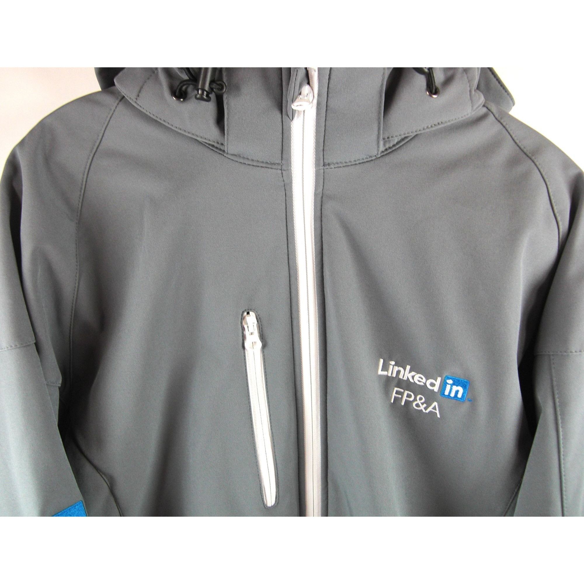 Clique Men's Gray Waterproof Lg. Jacket Winter Coat Warm Hooded Rai Size US L / EU 52-54 / 3 - 2 Thumbnail