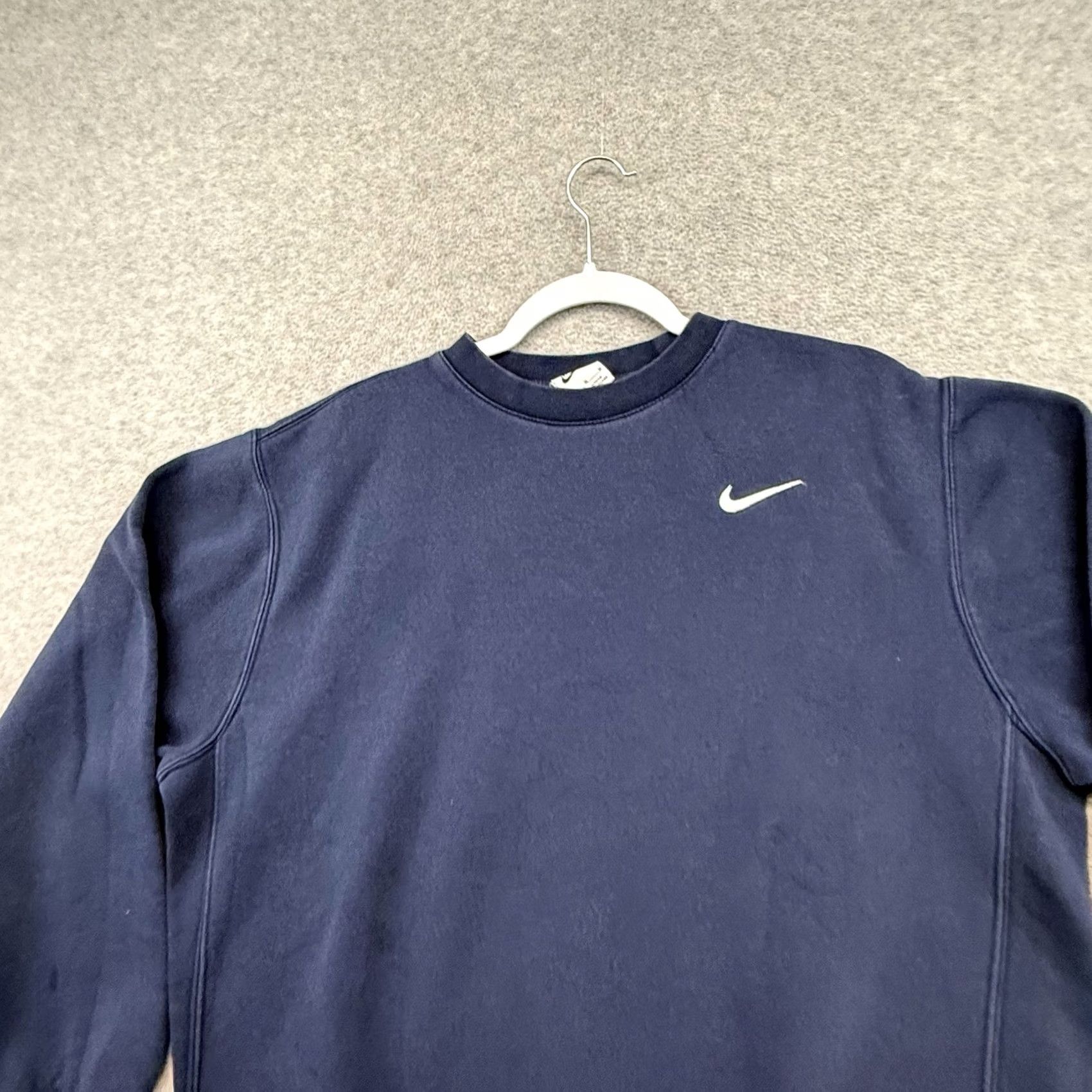 Nike Nike Sportswear Club Fleece Crewneck Logo Sweatshirt Men M Blue BV2662 Size US M / EU 48-50 / 2 - 3 Thumbnail