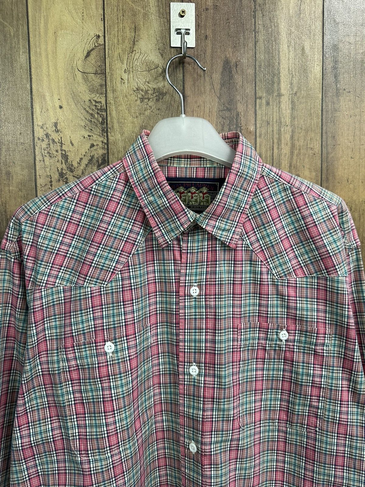 Chaps × Ralph Lauren × Vintage Vintage Ralph Lauren Chaps Western Shirt A277 Size US M / EU 48-50 / 2 - 3 Thumbnail