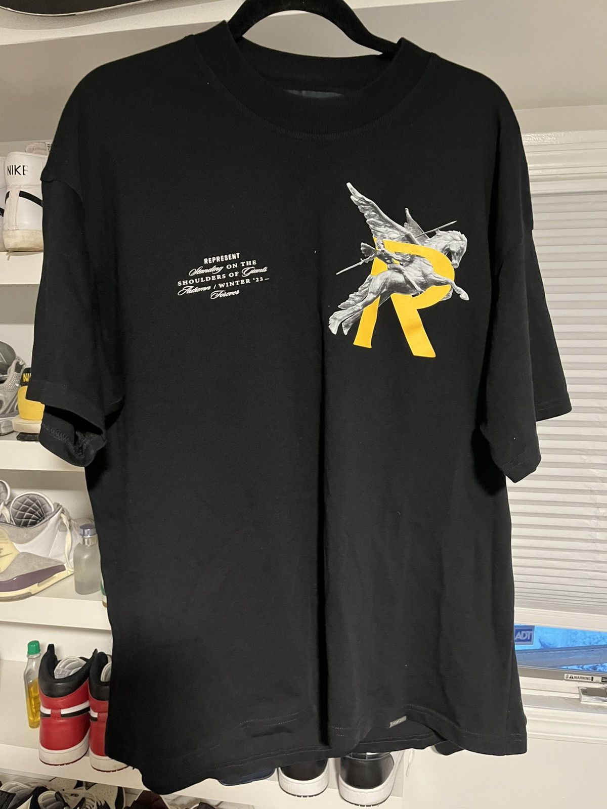 Represent Clo. Represent t shirt - Large - Winter 23 Black Size US L / EU 52-54 / 3 - 1 Thumbnail