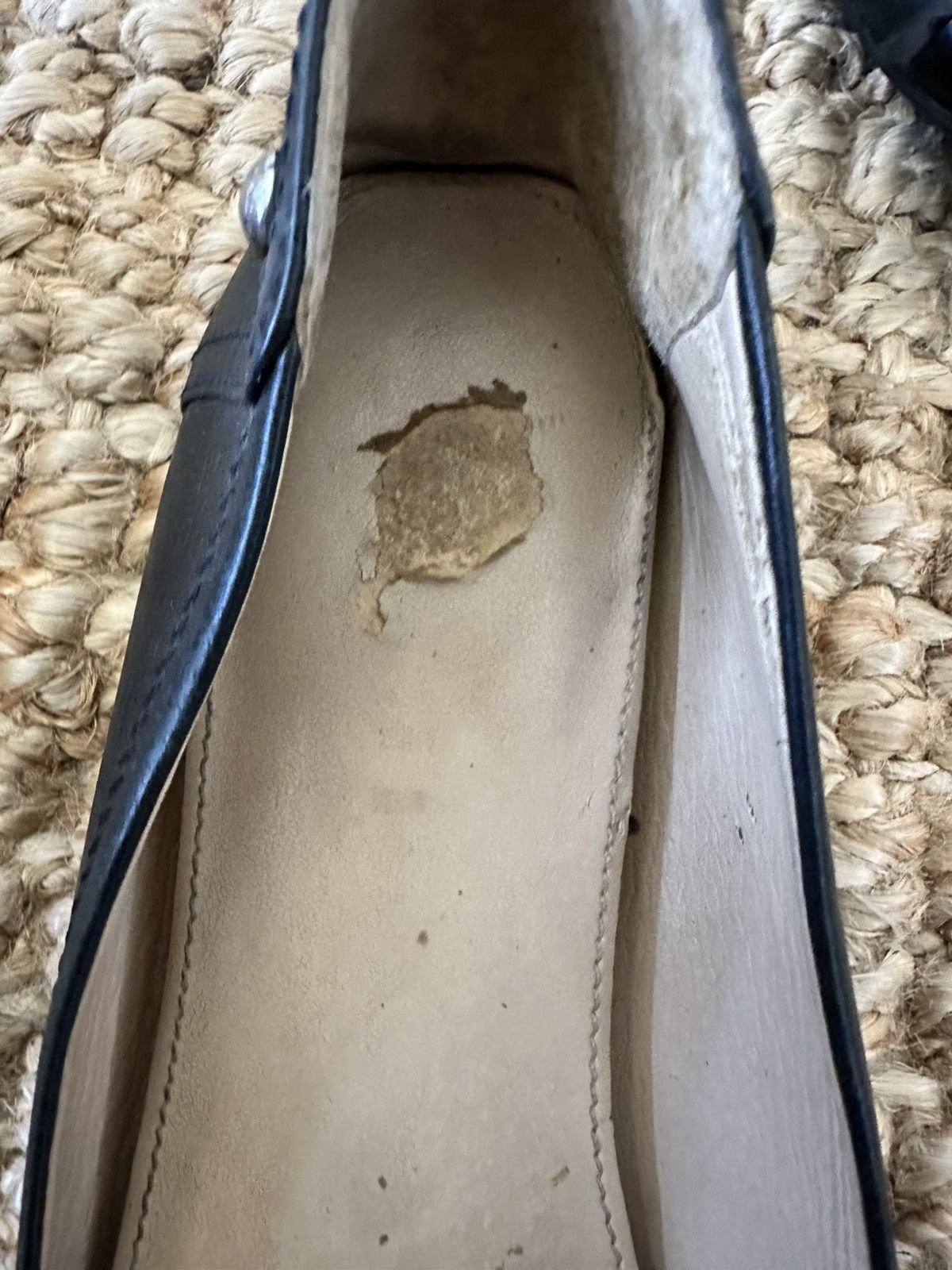 Coach Coach Chelsea Black Leather with Patent Toe Ballet Flats Size US 7 / IT 37 - 9 Thumbnail
