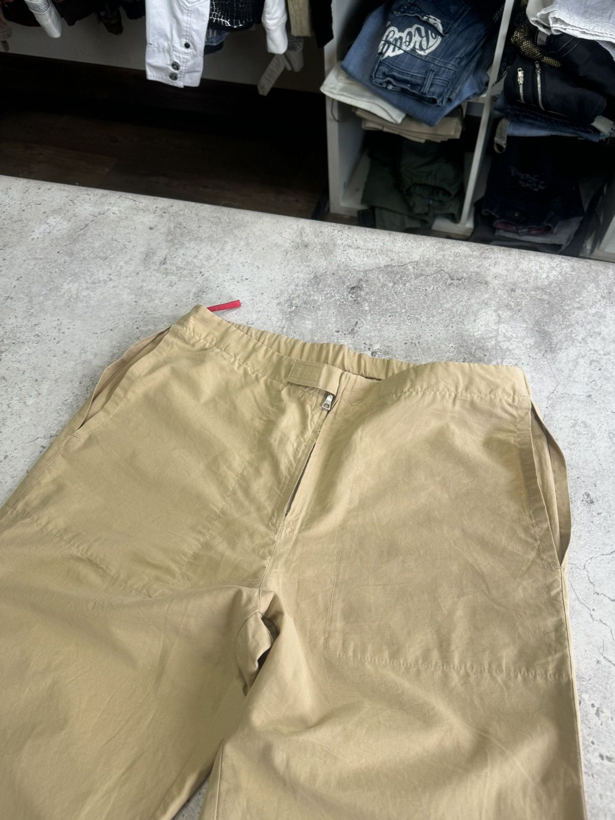 Prada Vintage Red Tab Double Pocket Pants