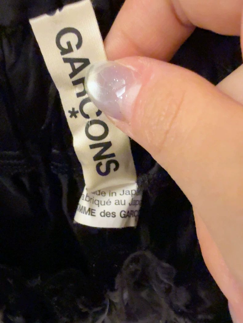 Comme des Garcons Comme Des Garcons size S Black skirt Size 22" - 5 Thumbnail