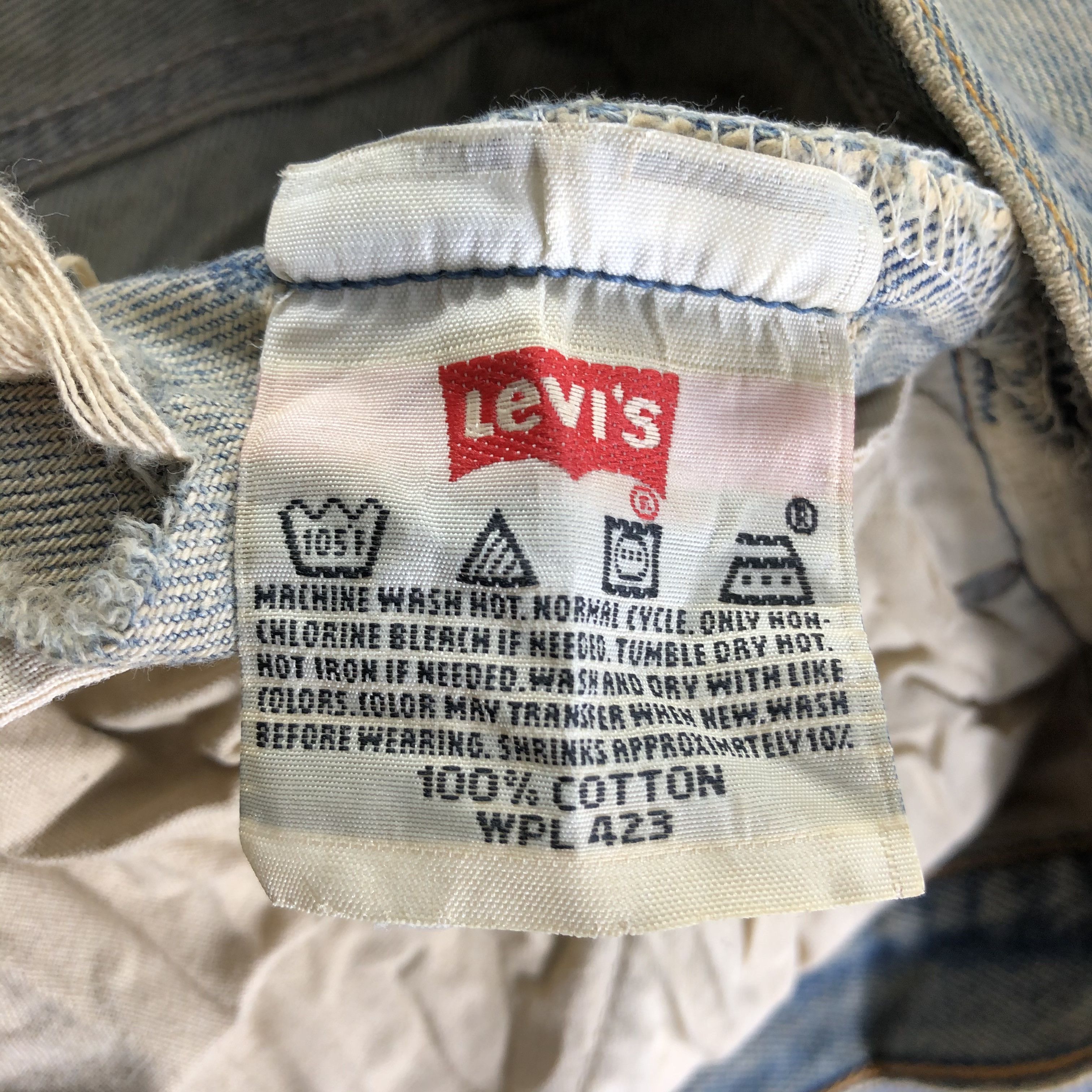 Levi's 90s Vintage Levis 501 Jeans-J3637 Size US 30 / EU 46 - 10 Thumbnail